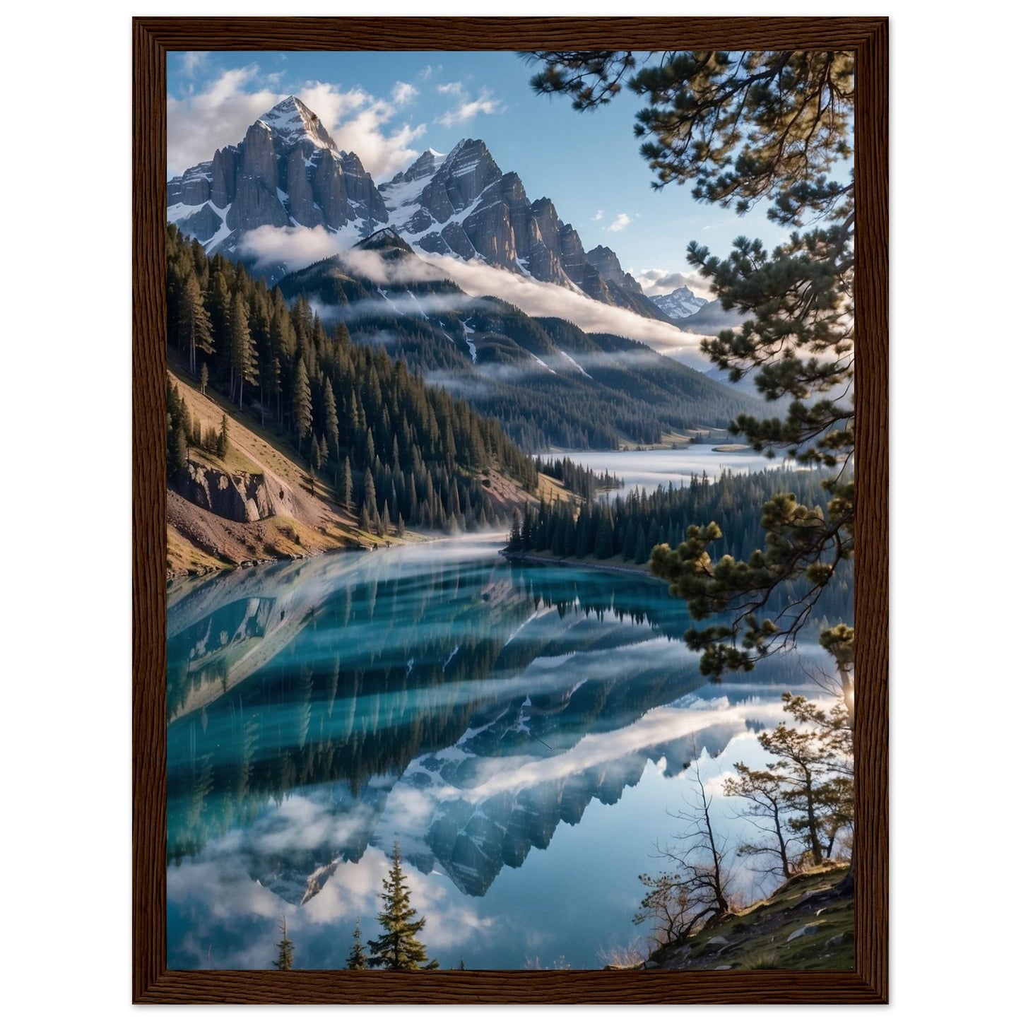 Premium Matte Paper Wooden Framed Poster