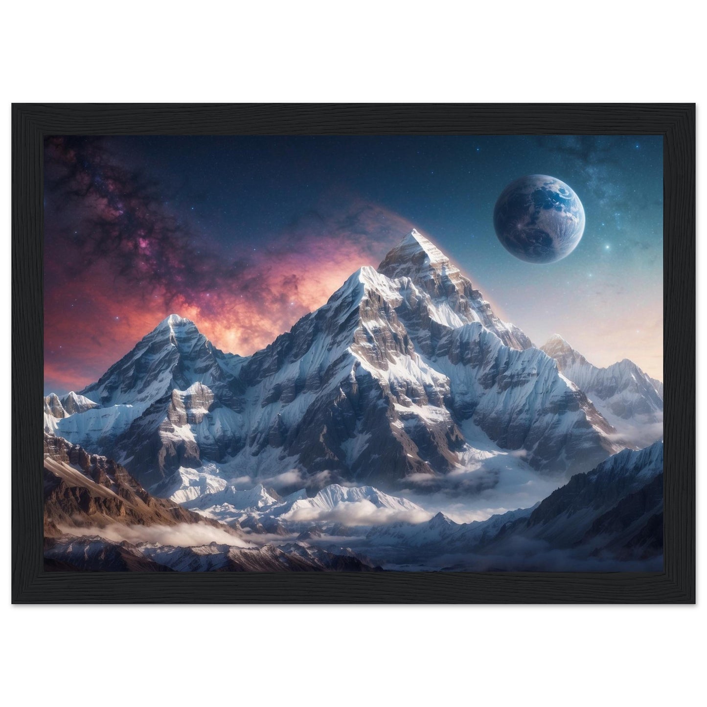 Premium Matte Paper Wooden Framed Poster