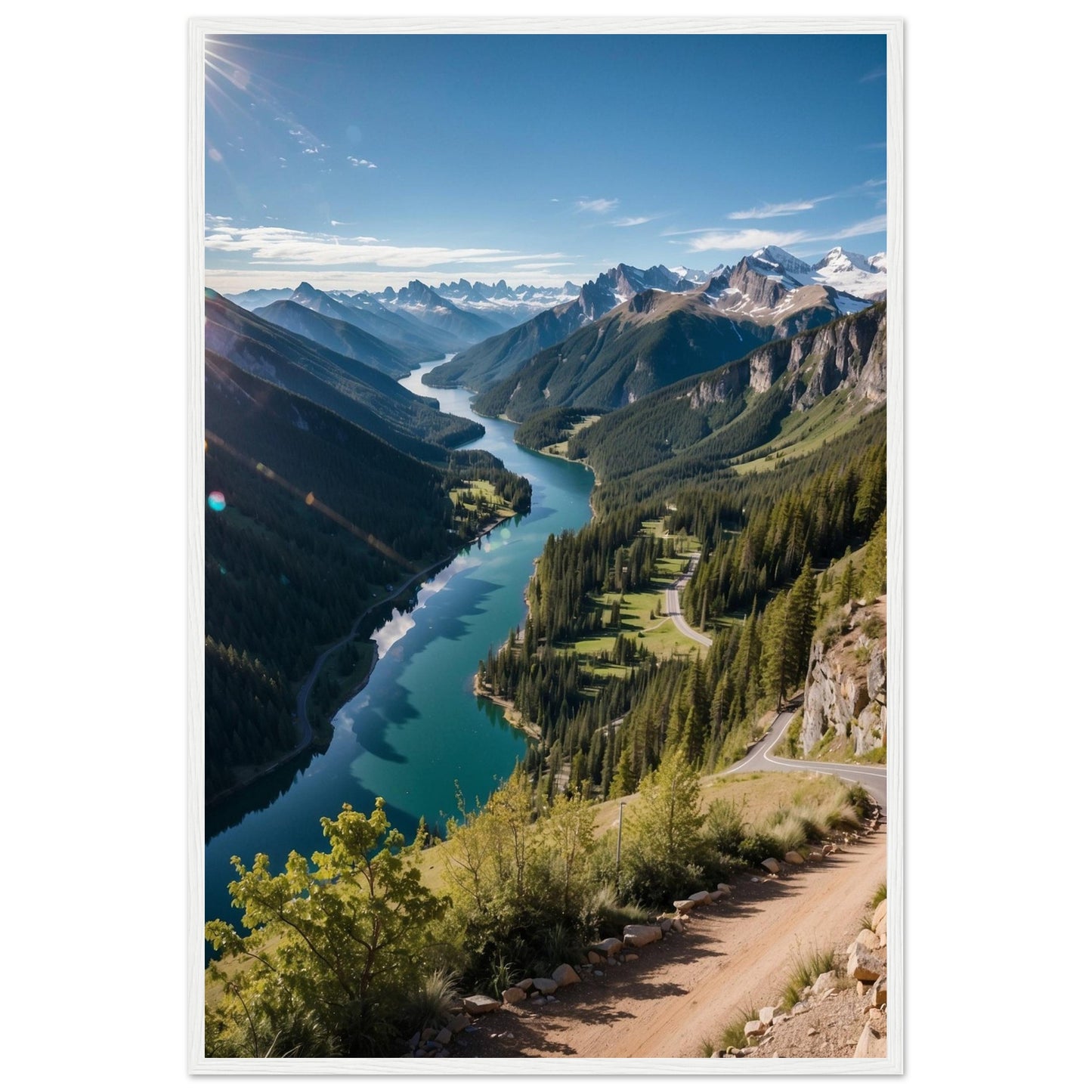 Premium Matte Paper Wooden Framed Poster