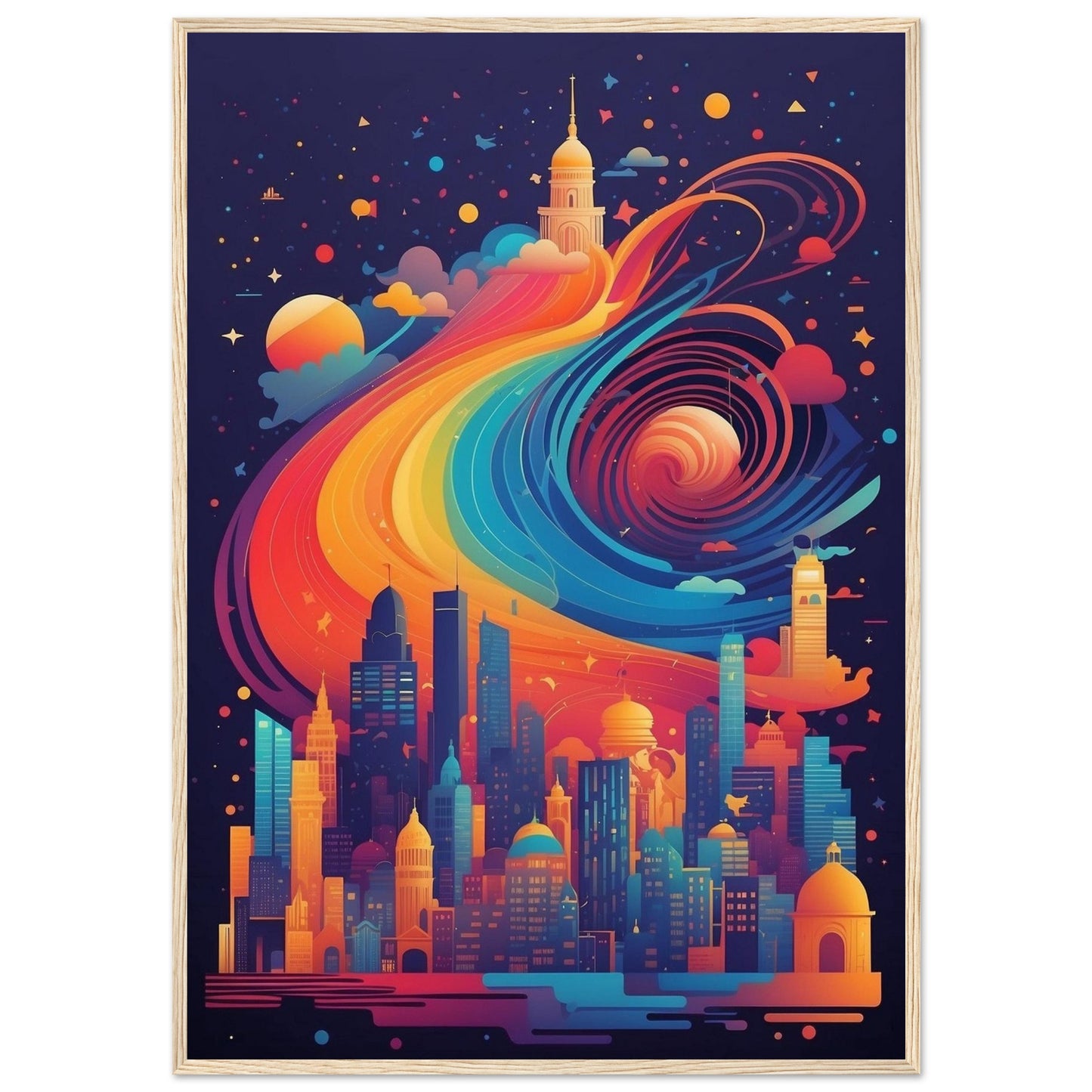 Premium Matte Paper Wooden Framed Poster
