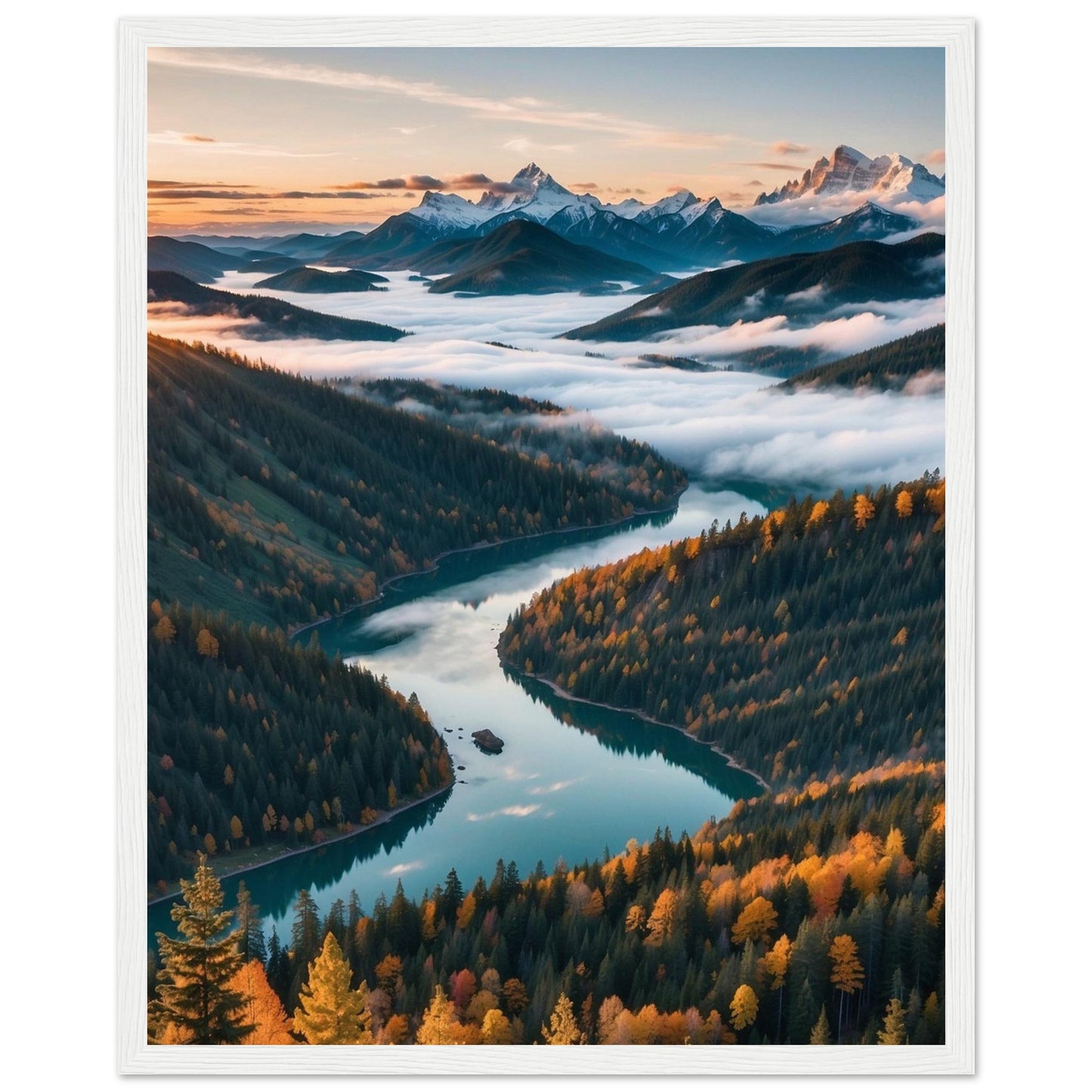 Premium Matte Paper Wooden Framed Poster