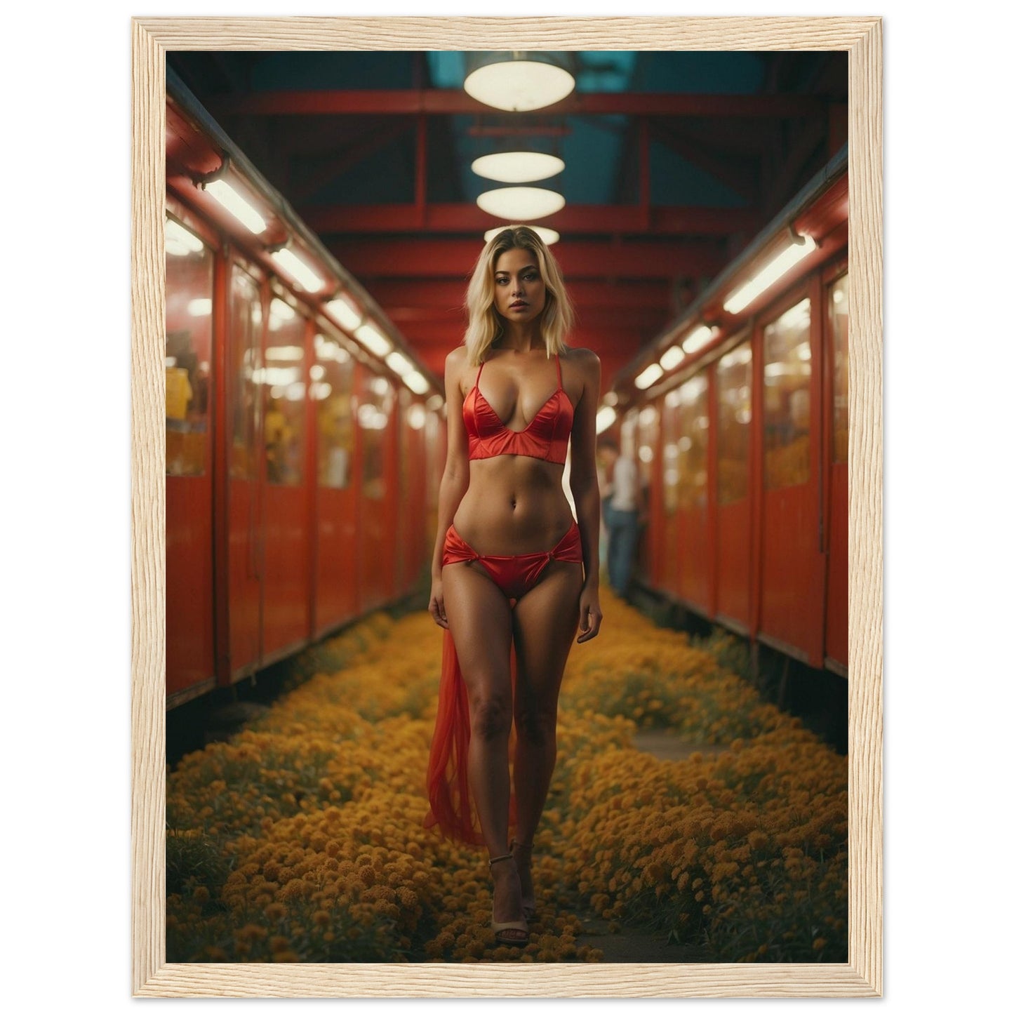 Premium Matte Paper Wooden Framed Poster