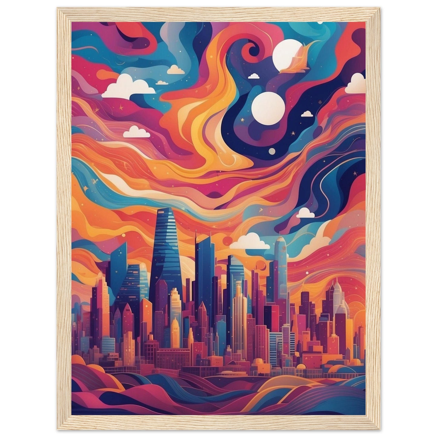 Premium Matte Paper Wooden Framed Poster