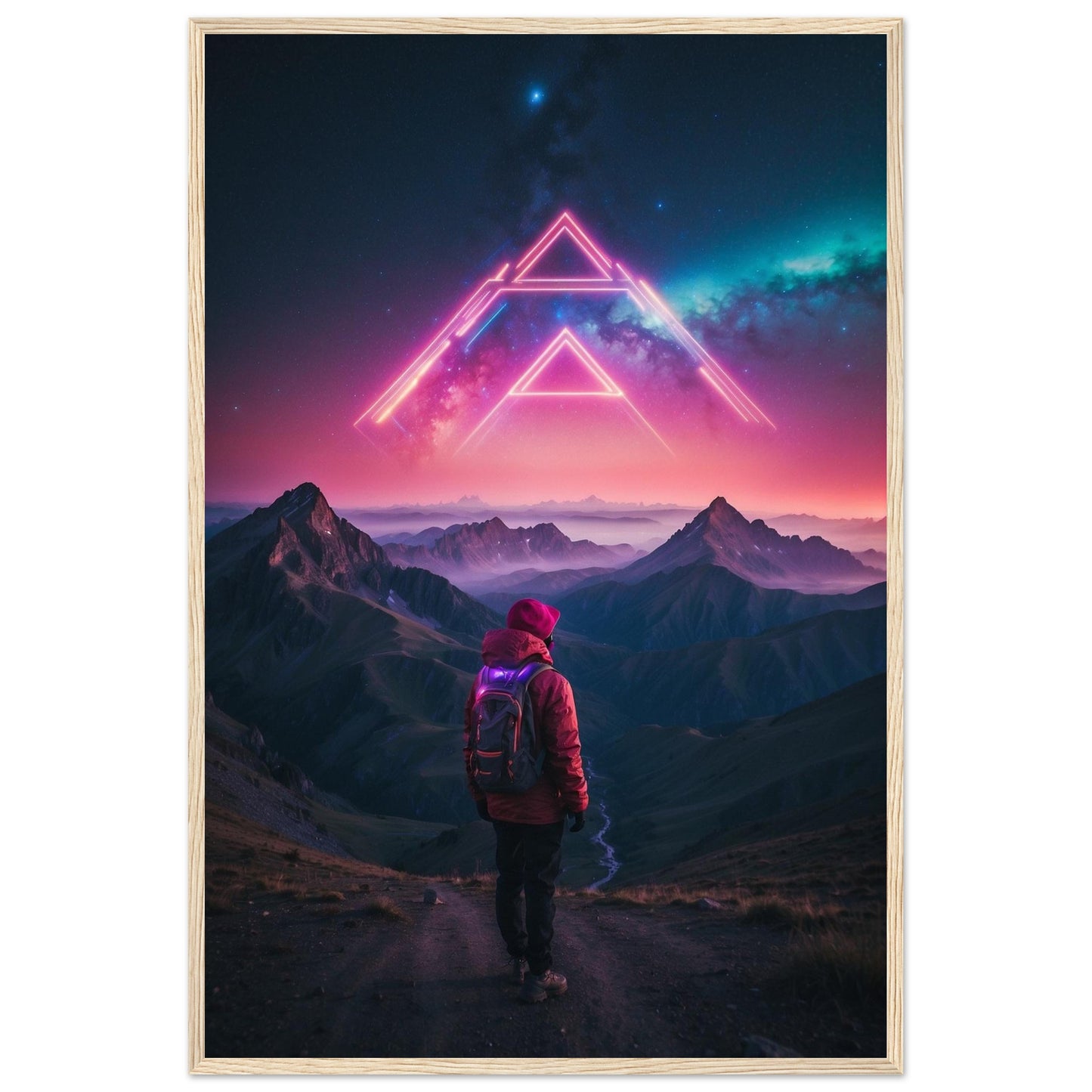 Premium Matte Paper Wooden Framed Poster