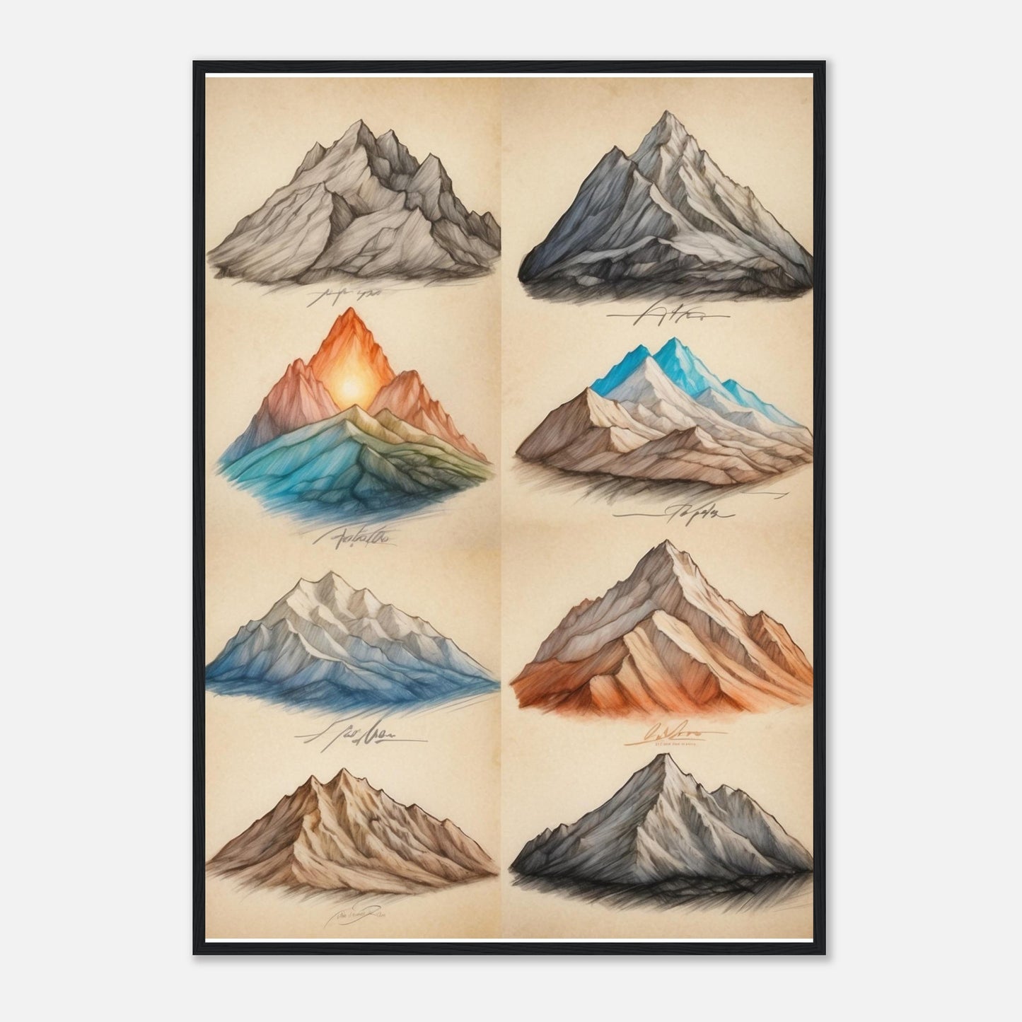 Premium Matte Paper Wooden Framed Poster
