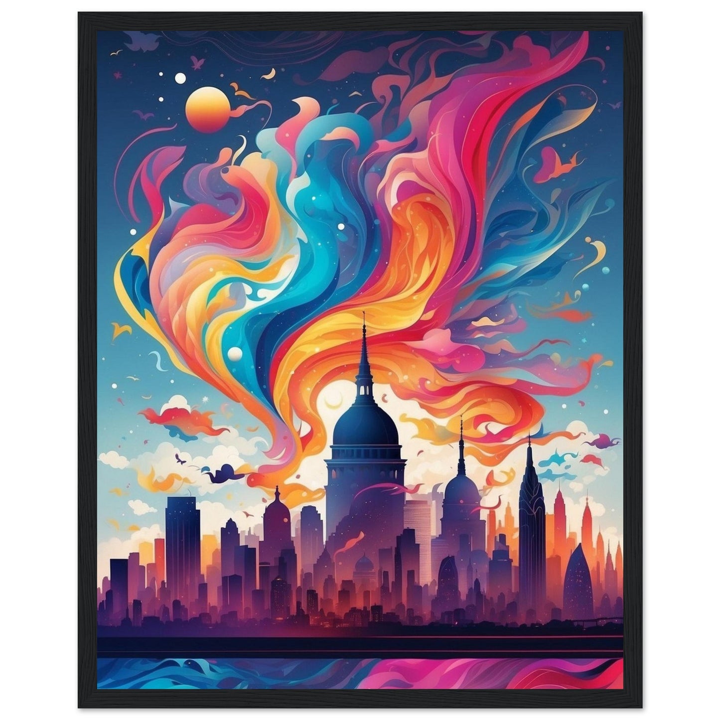 Premium Matte Paper Wooden Framed Poster