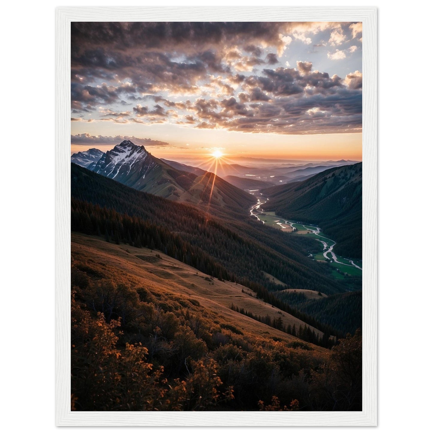 Premium Matte Paper Wooden Framed Poster