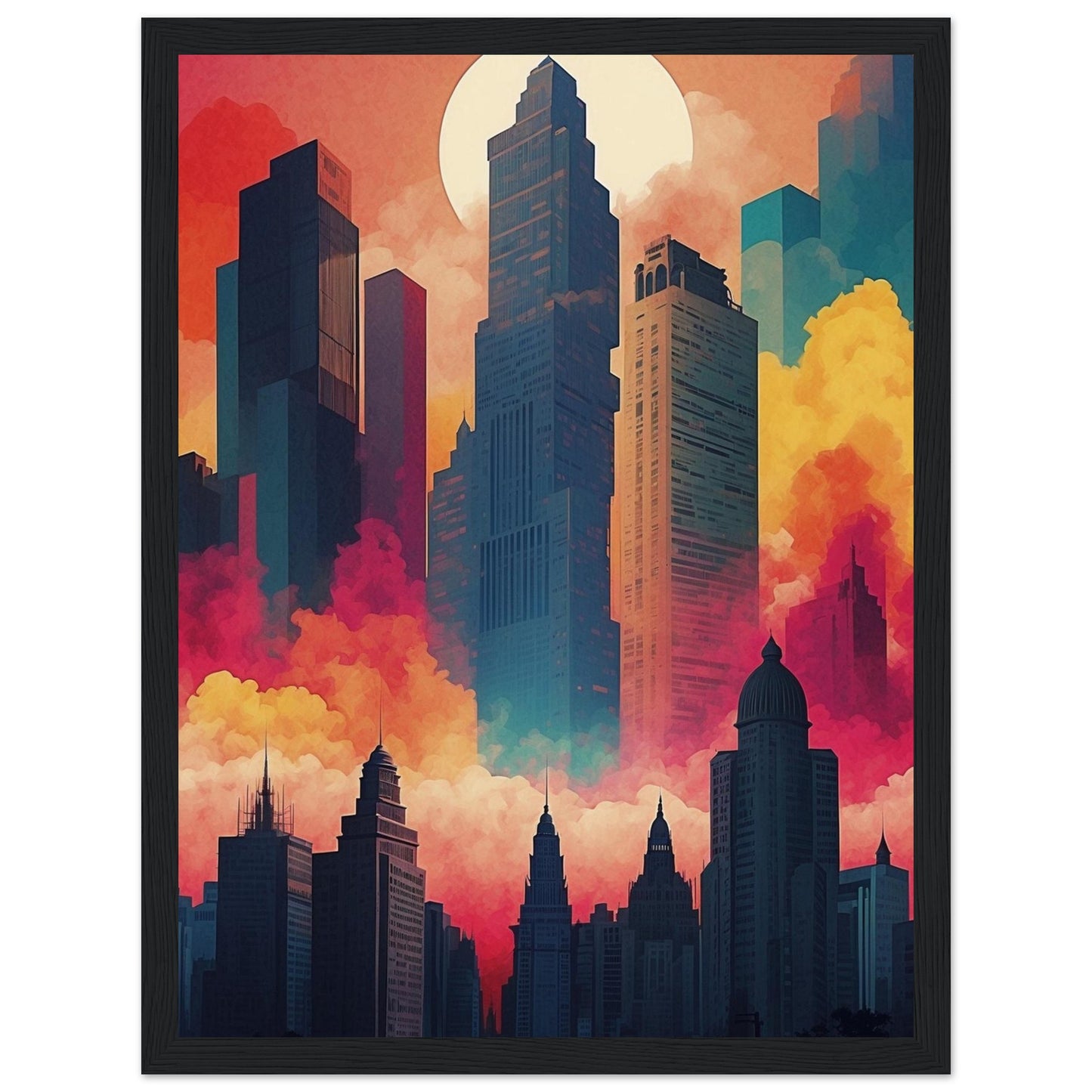Premium Matte Paper Wooden Framed Poster
