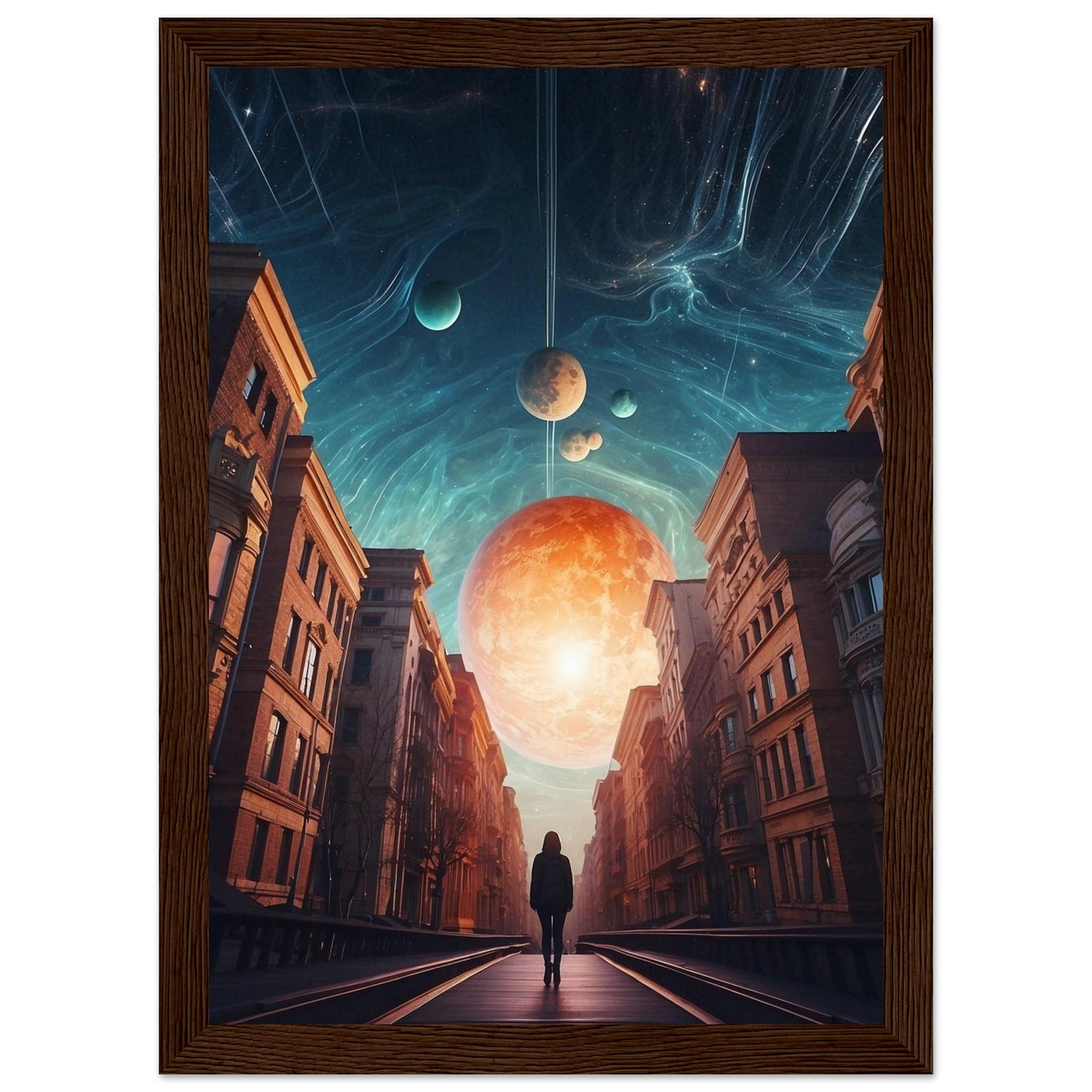 Premium Matte Paper Wooden Framed Poster