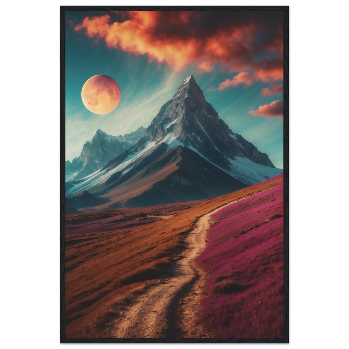 Premium Matte Paper Wooden Framed Poster