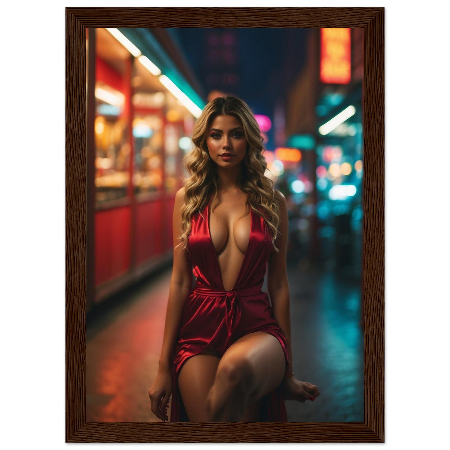 Premium Matte Paper Wooden Framed Poster