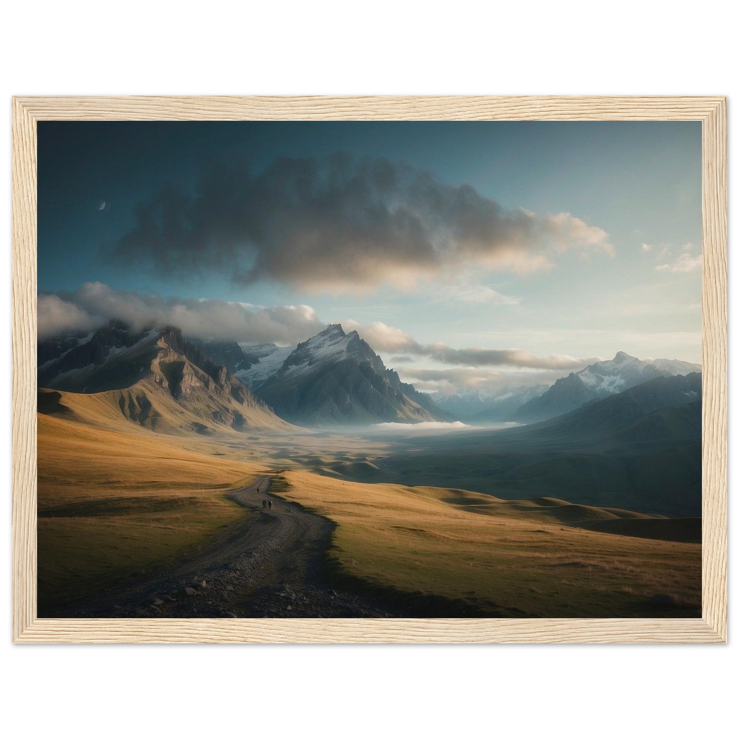 Premium Matte Paper Wooden Framed Poster