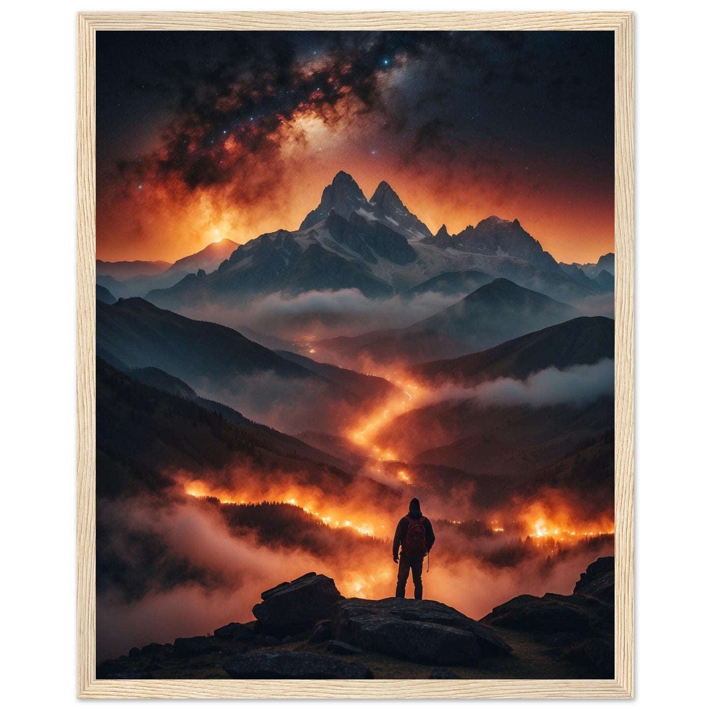 Premium Matte Paper Wooden Framed Poster