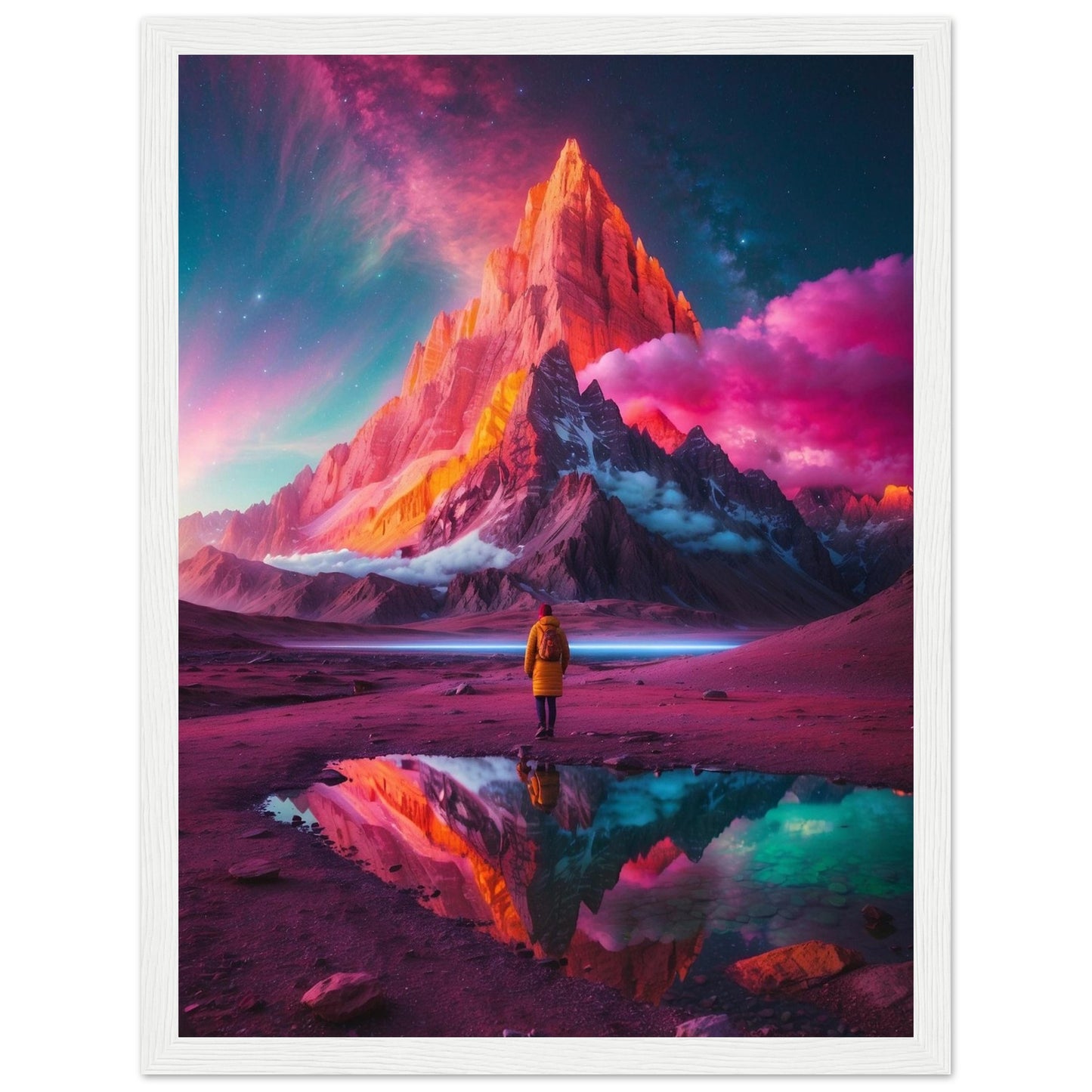 Premium Matte Paper Wooden Framed Poster