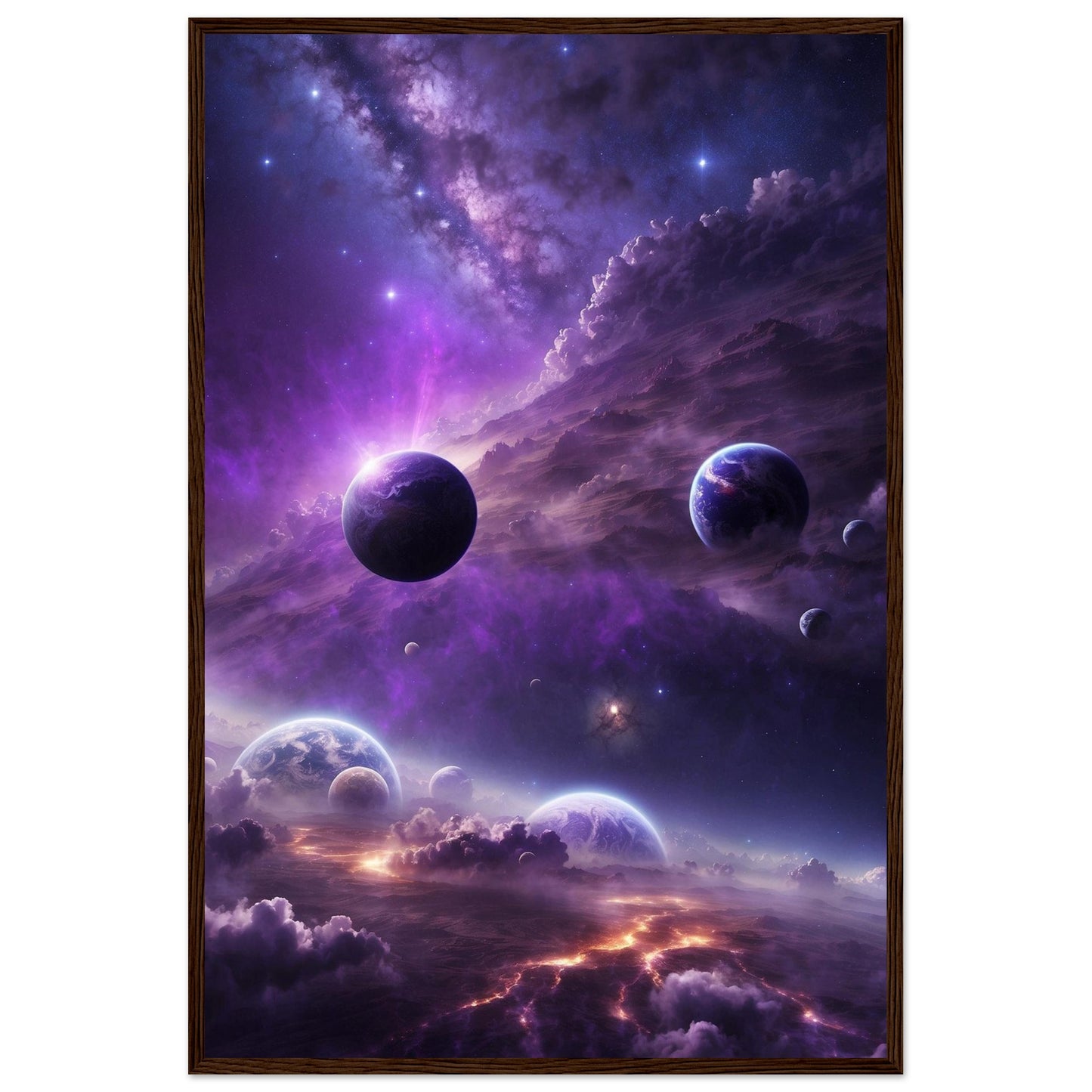 Premium Matte Paper Wooden Framed Poster