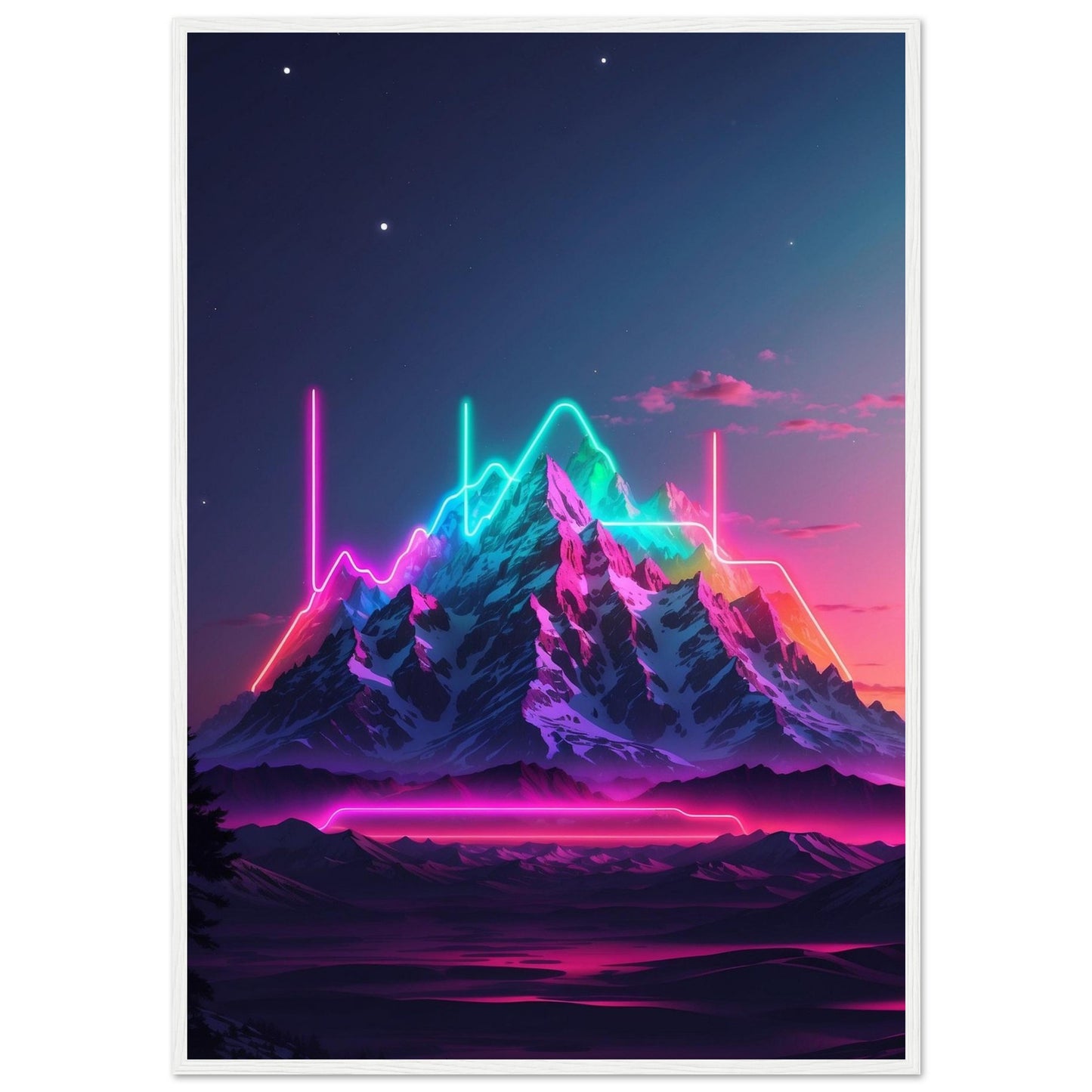 Premium Matte Paper Wooden Framed Poster