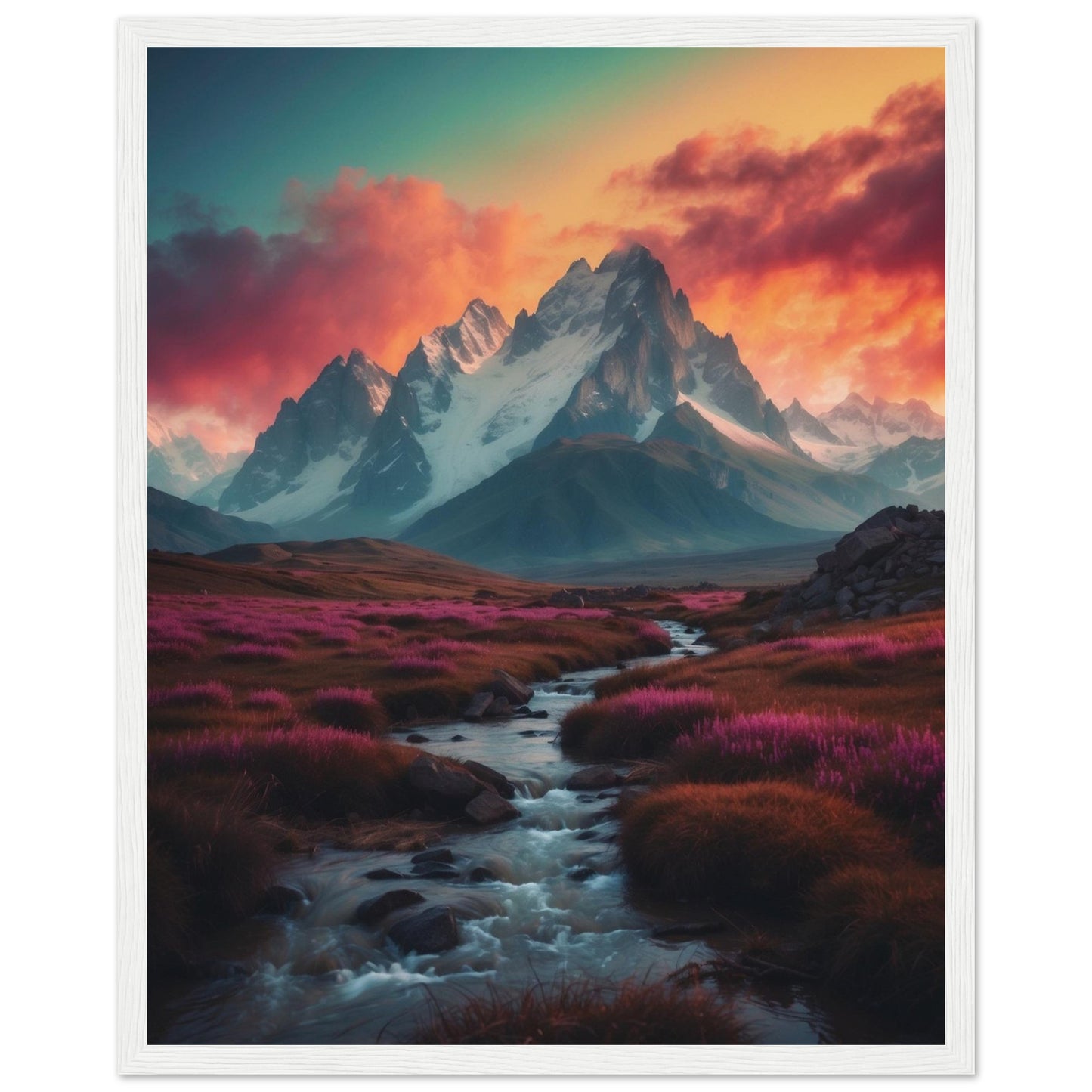 Premium Matte Paper Wooden Framed Poster