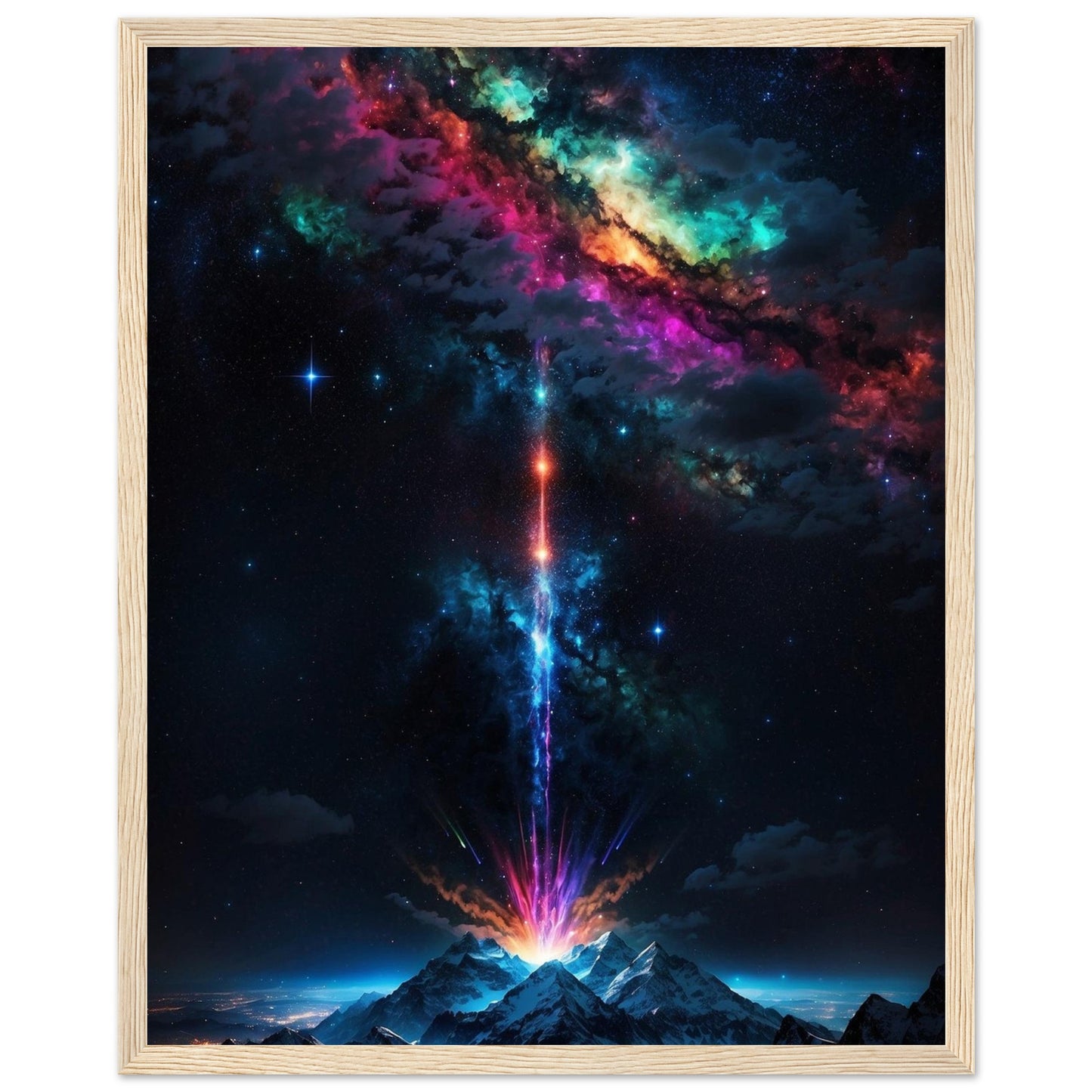 Premium Matte Paper Wooden Framed Poster