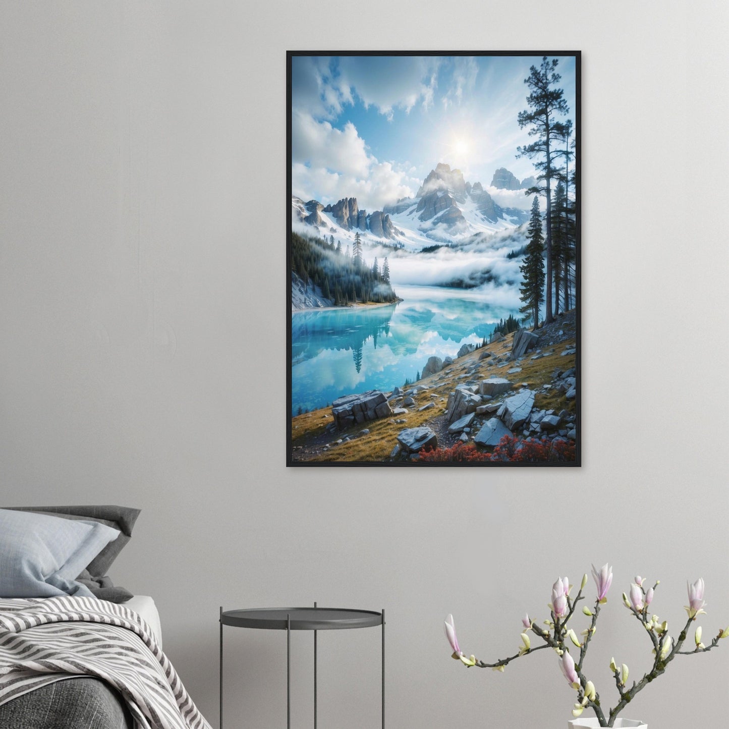 Premium Matte Paper Wooden Framed Poster