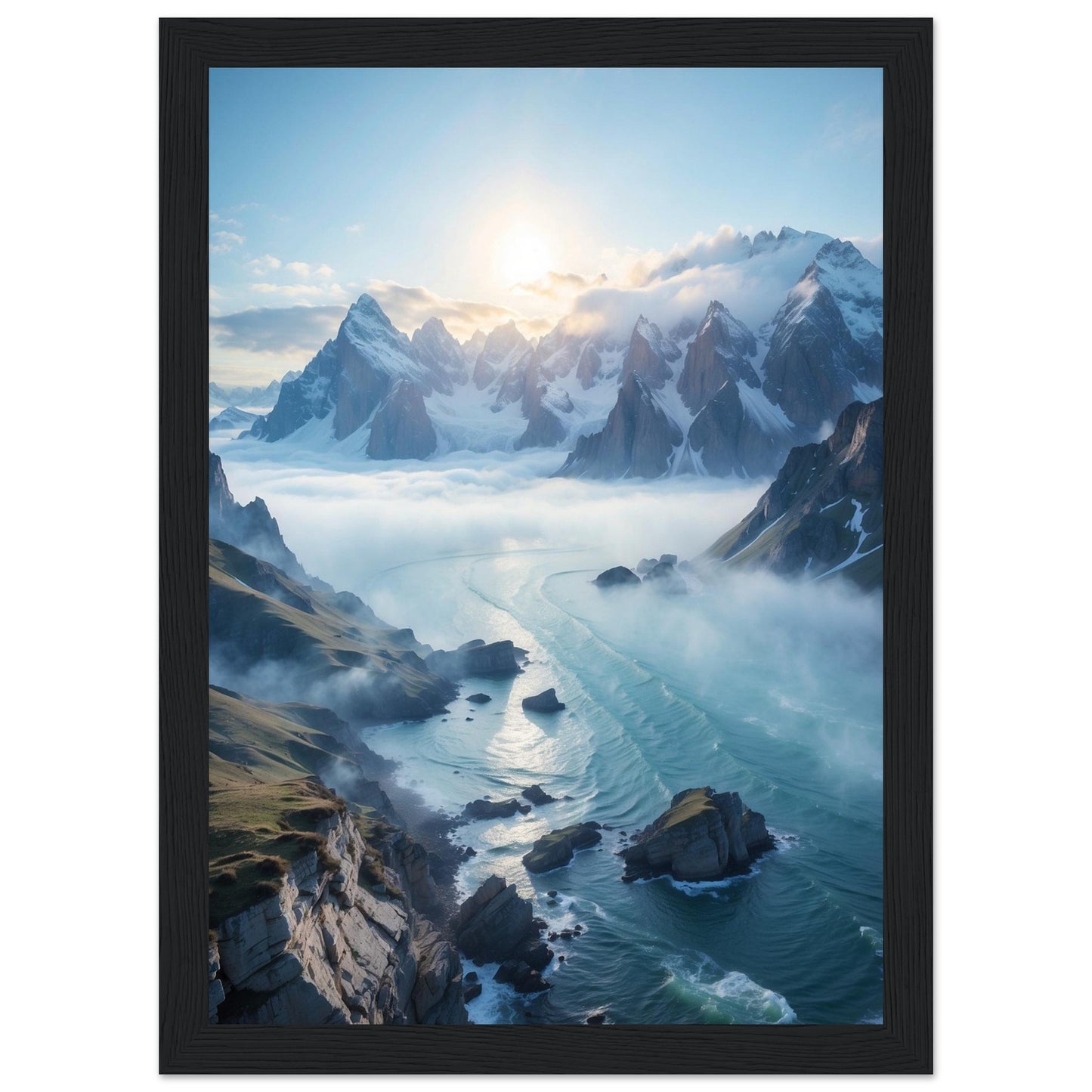 Premium Matte Paper Wooden Framed Poster
