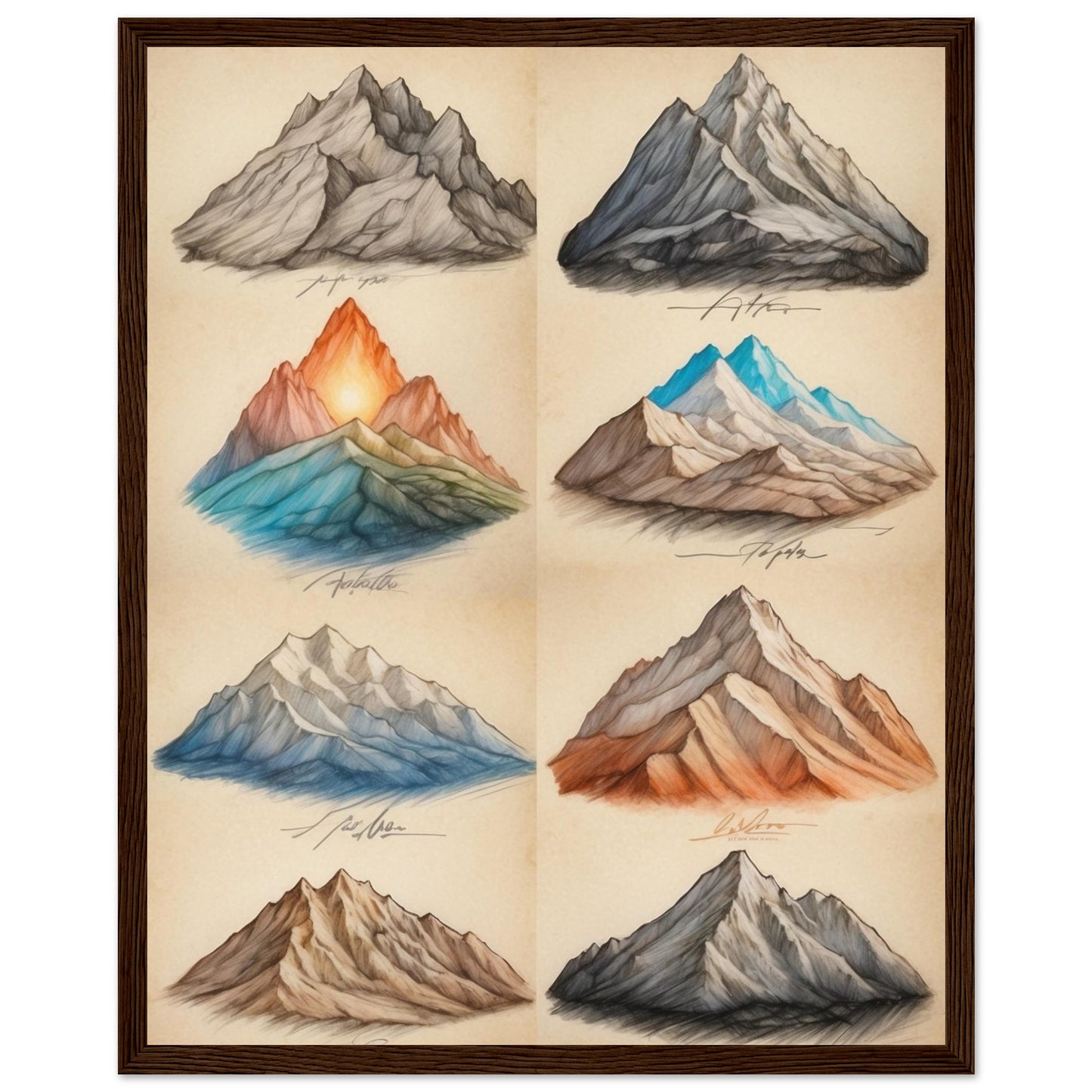 Premium Matte Paper Wooden Framed Poster