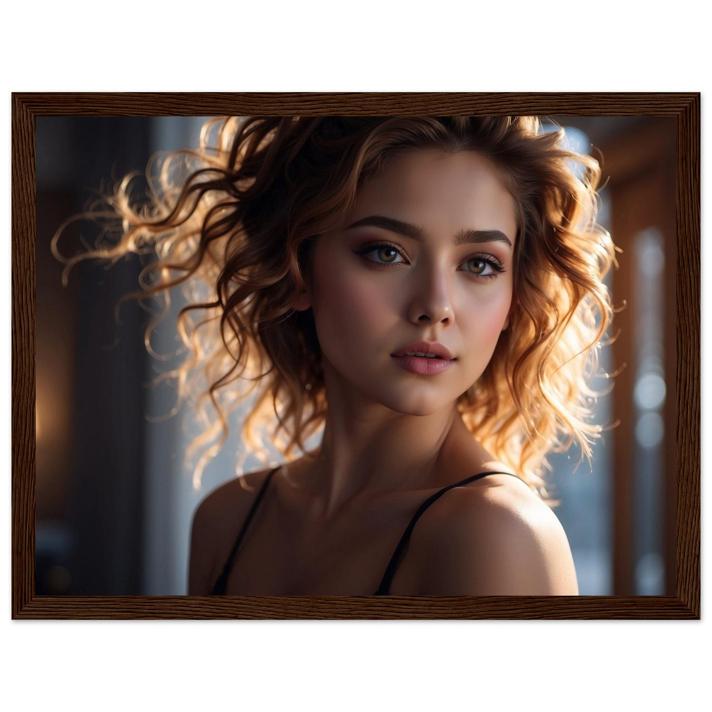 Premium Matte Paper Wooden Framed Poster