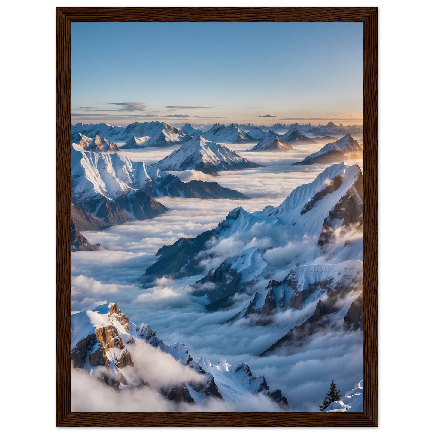 Premium Matte Paper Wooden Framed Poster