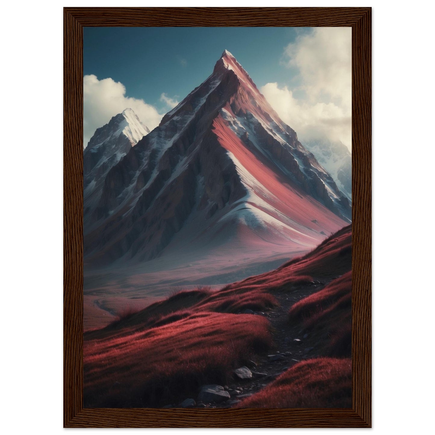Premium Matte Paper Wooden Framed Poster