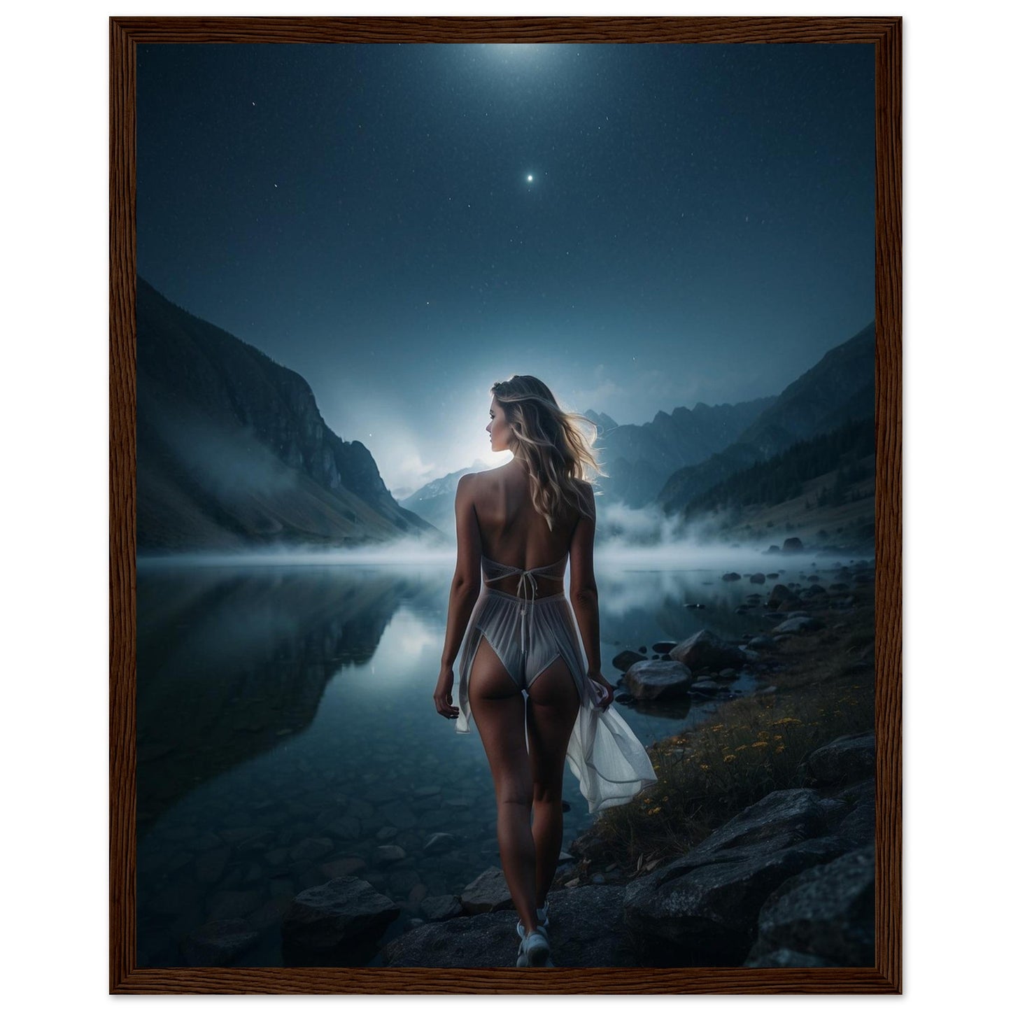 Premium Matte Paper Wooden Framed Poster