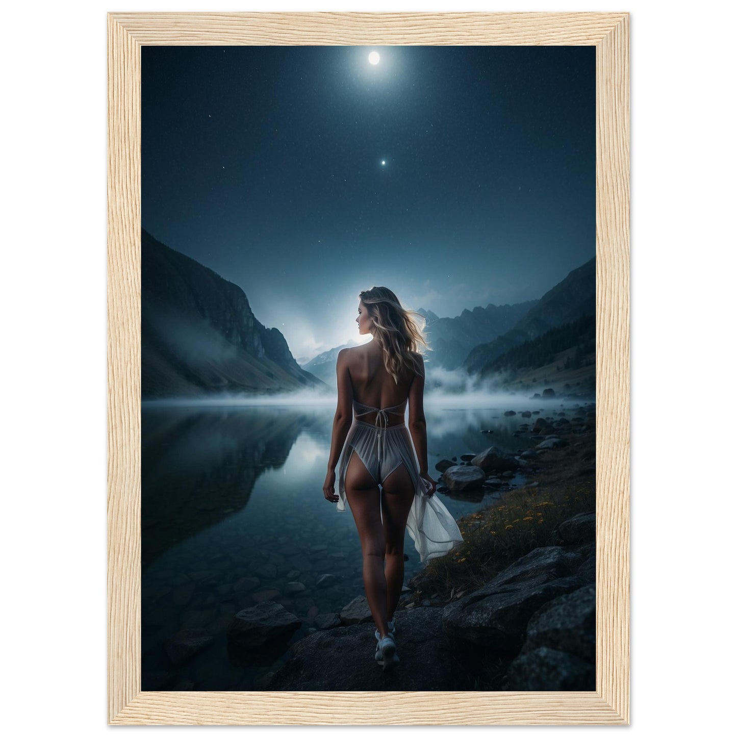 Premium Matte Paper Wooden Framed Poster