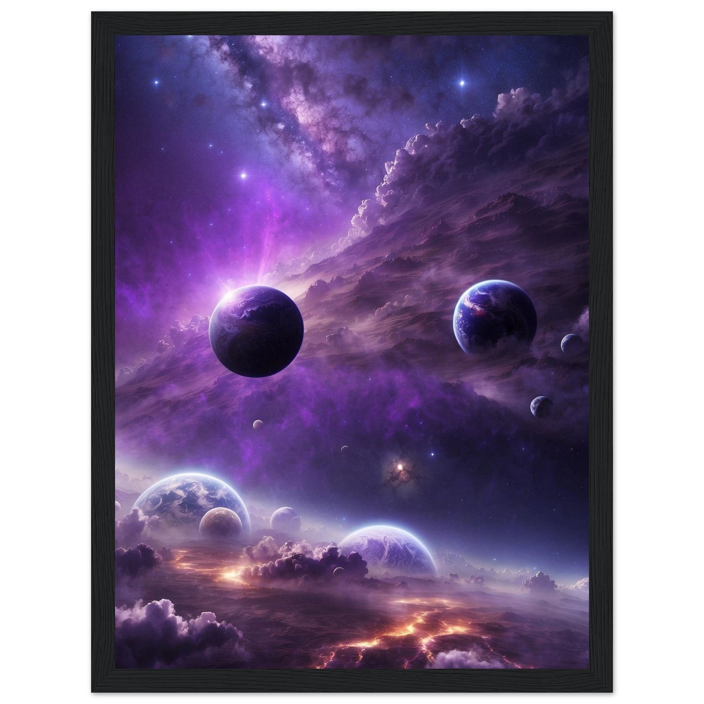 Premium Matte Paper Wooden Framed Poster