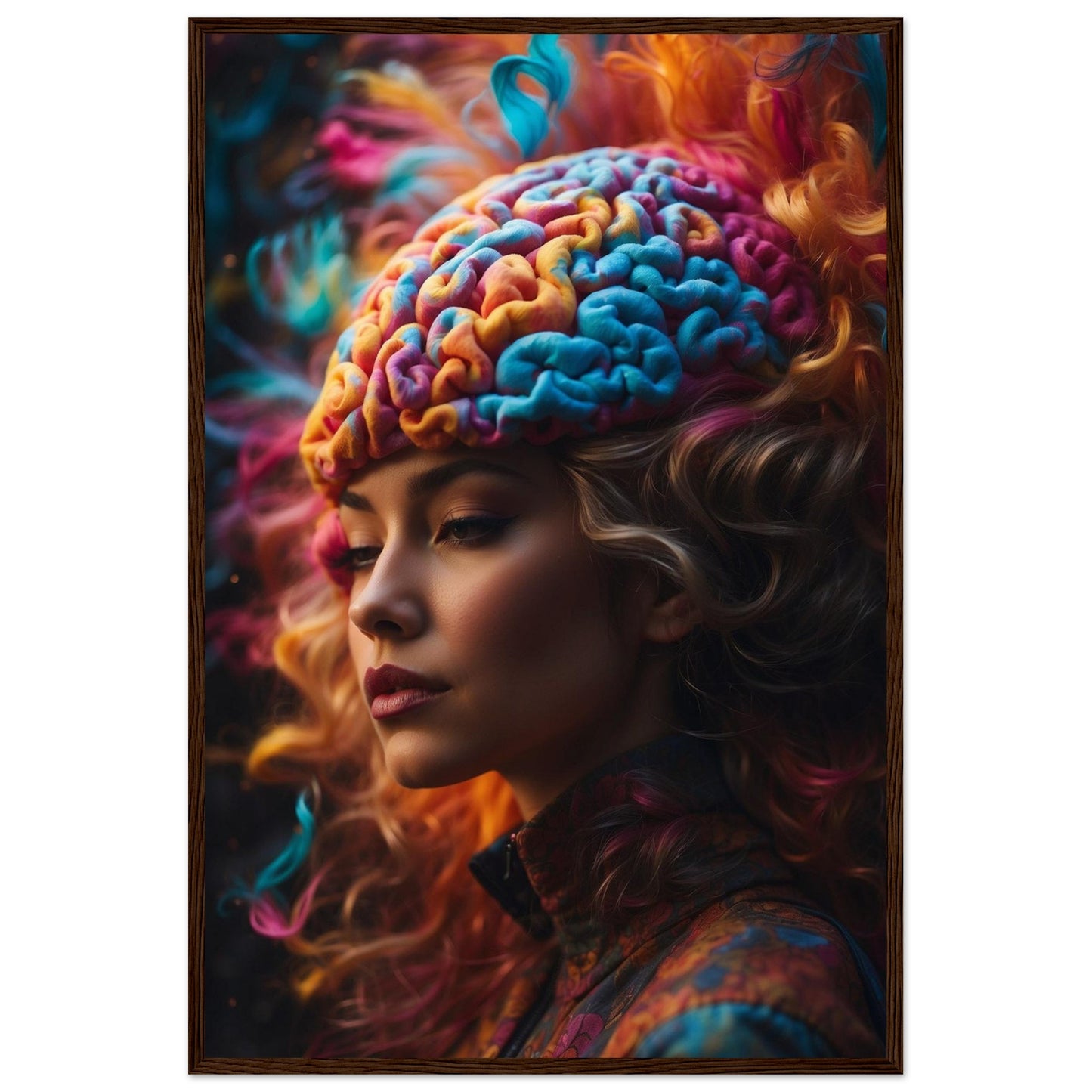 Premium Matte Paper Wooden Framed Poster