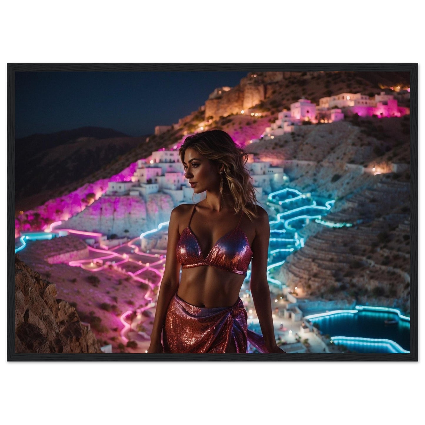 Premium Matte Paper Wooden Framed Poster