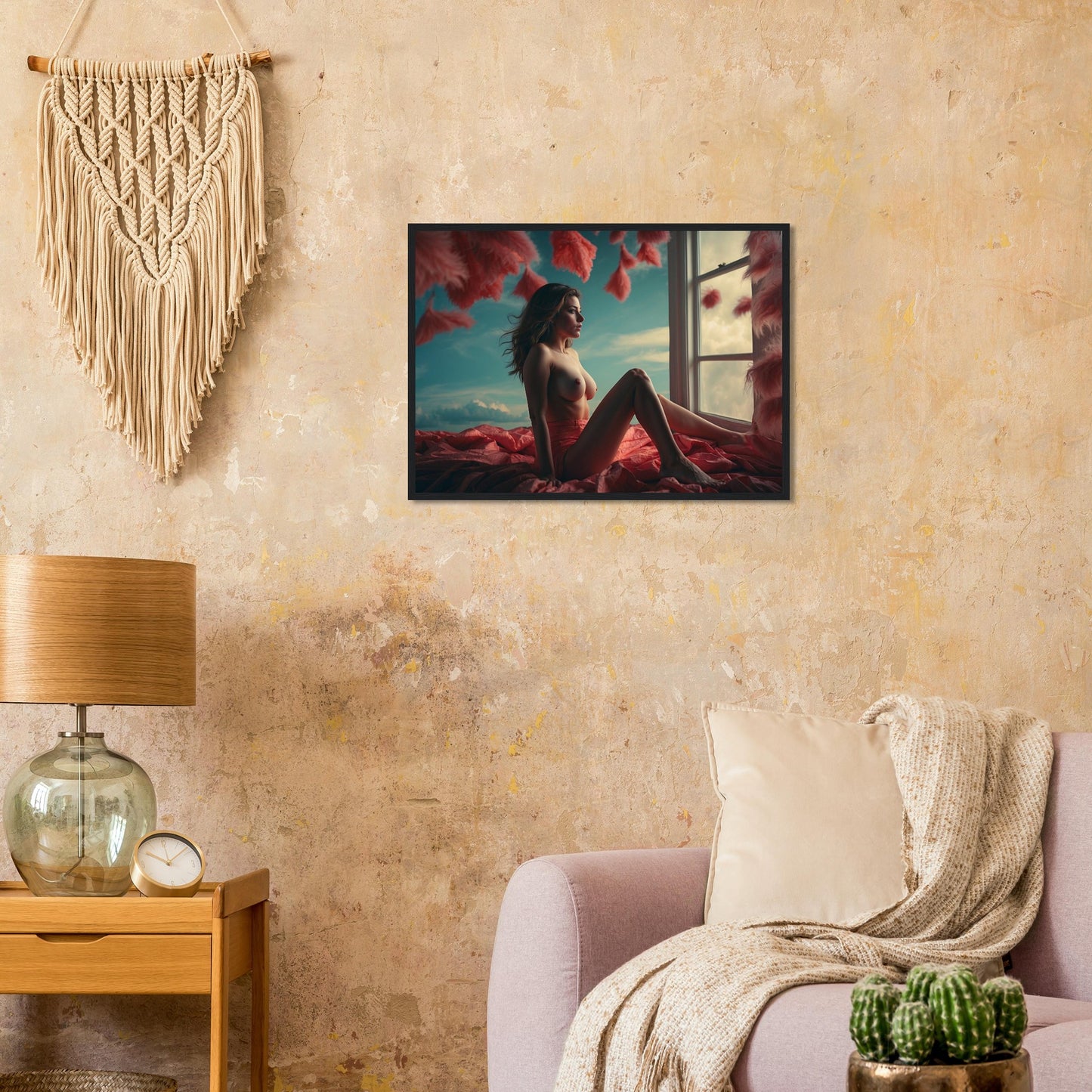 Premium Matte Paper Wooden Framed Poster