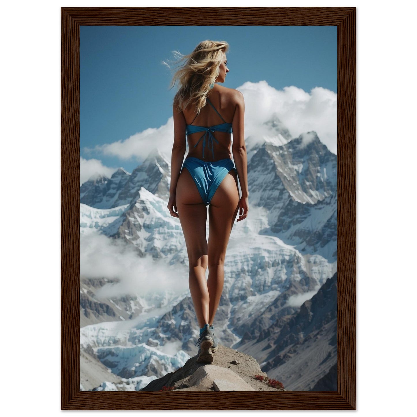 Premium Matte Paper Wooden Framed Poster