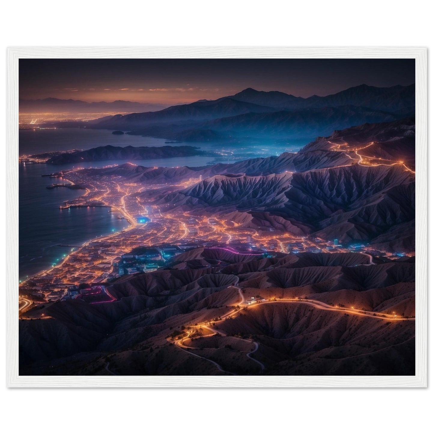 Premium Matte Paper Wooden Framed Poster