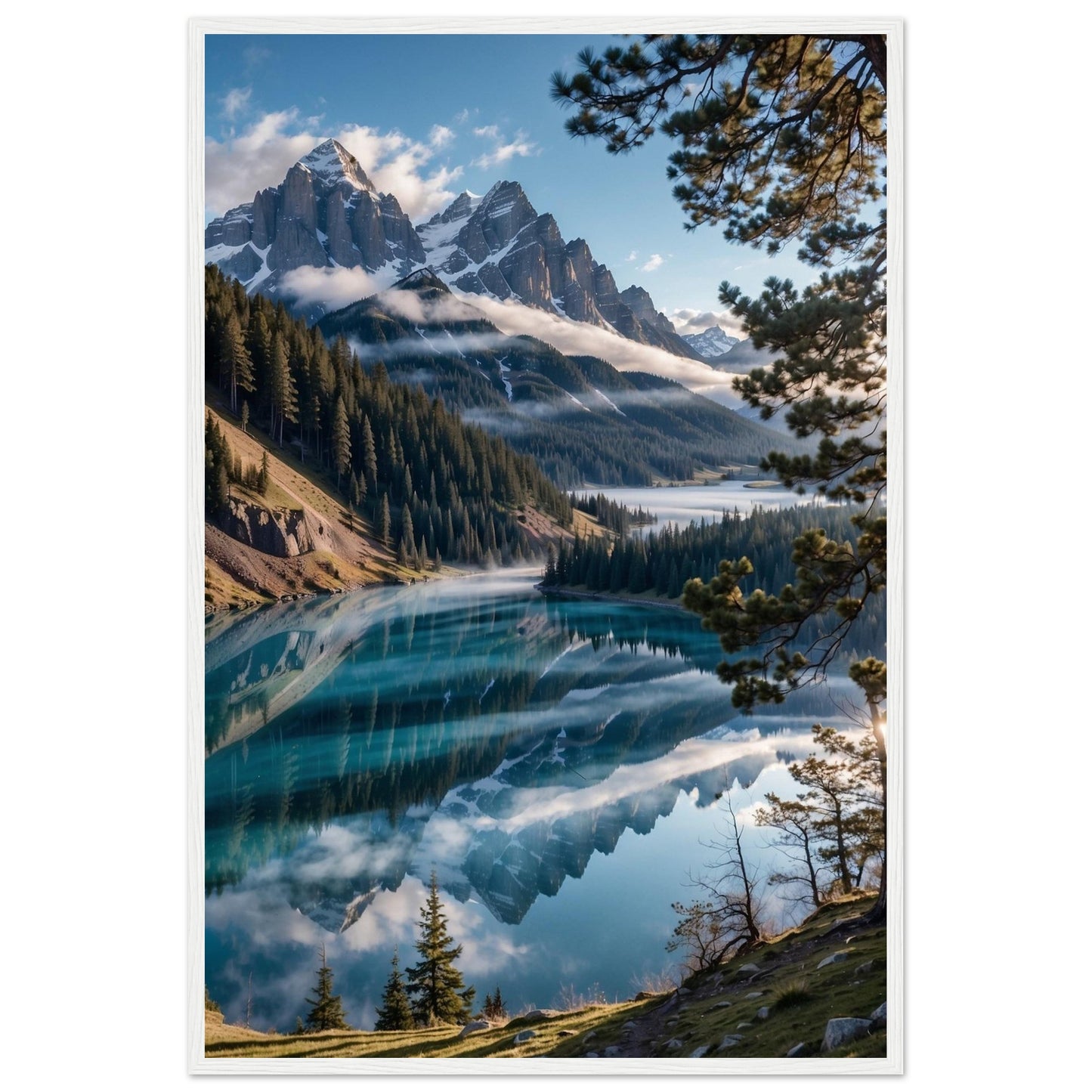 Premium Matte Paper Wooden Framed Poster