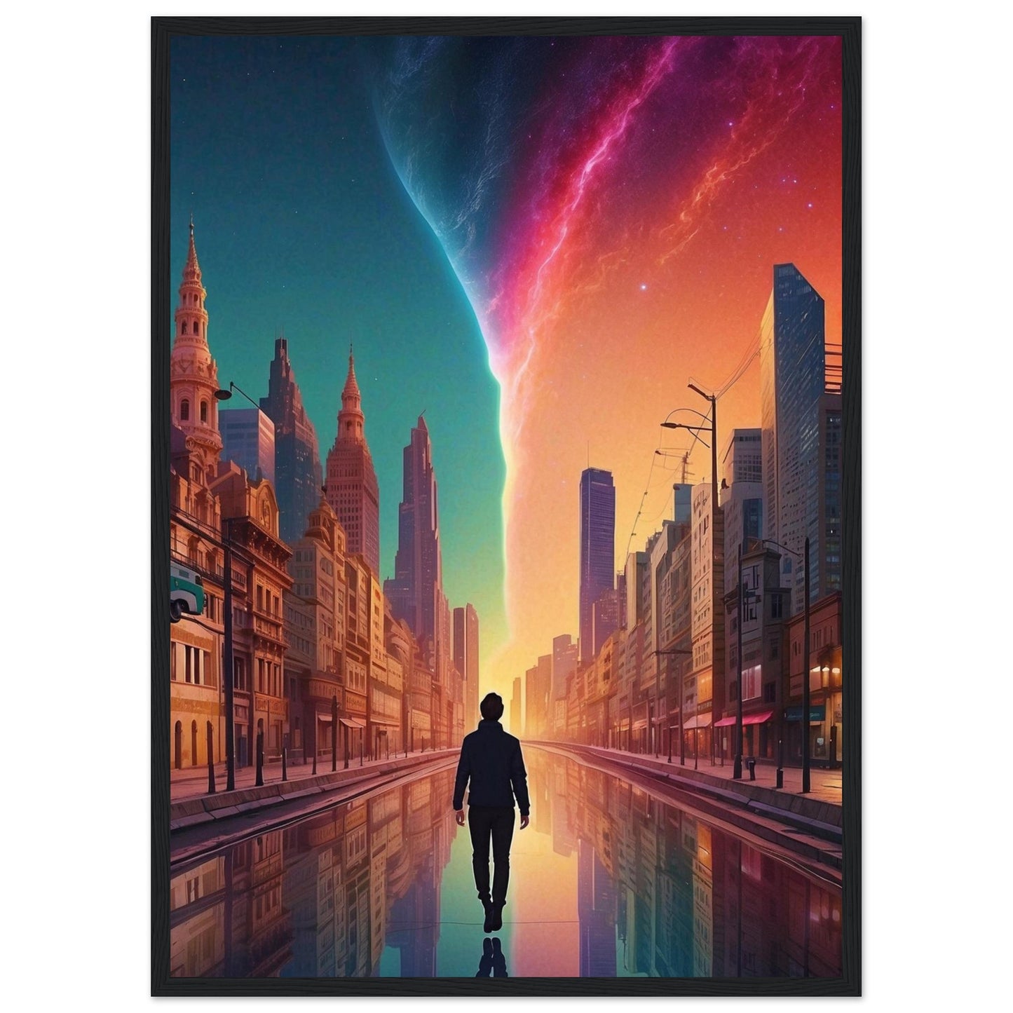 Premium Matte Paper Wooden Framed Poster