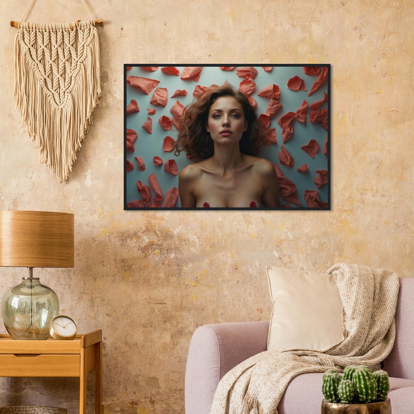 Premium Matte Paper Wooden Framed Poster