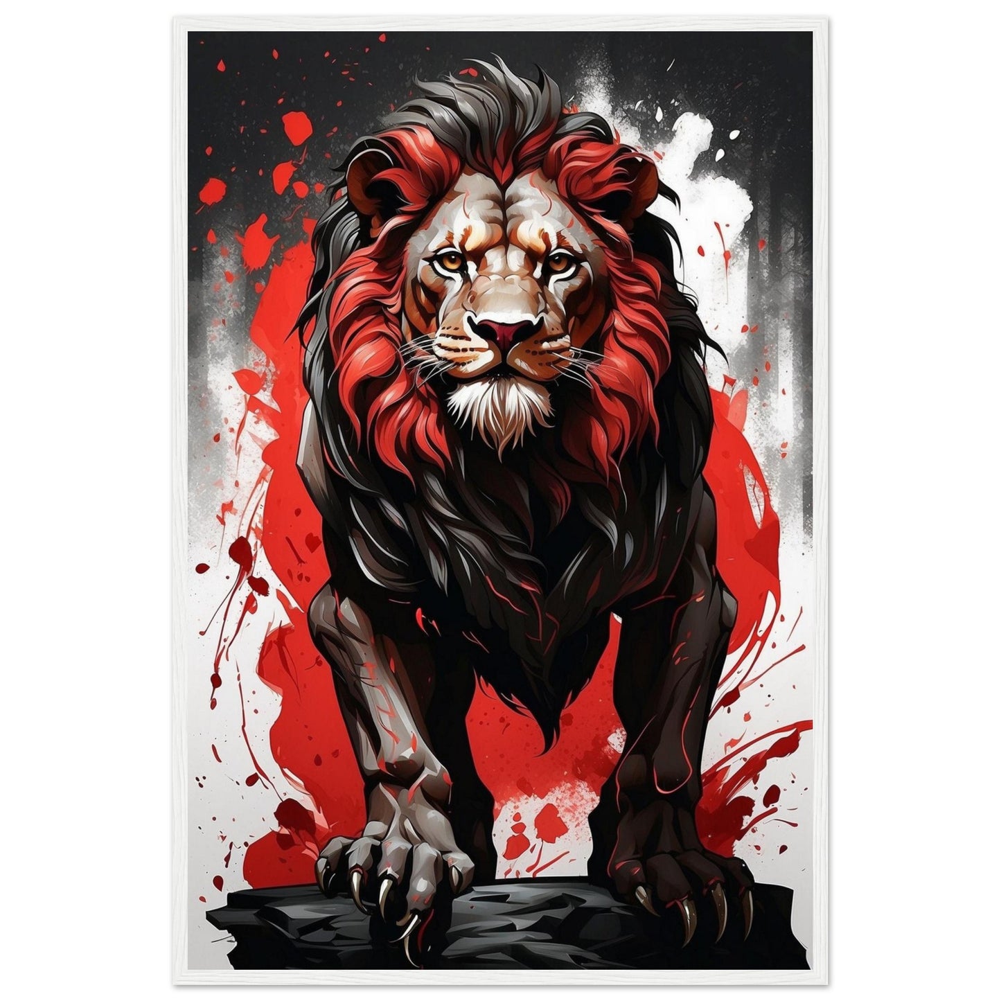 Premium Matte Paper Wooden Framed Poster
