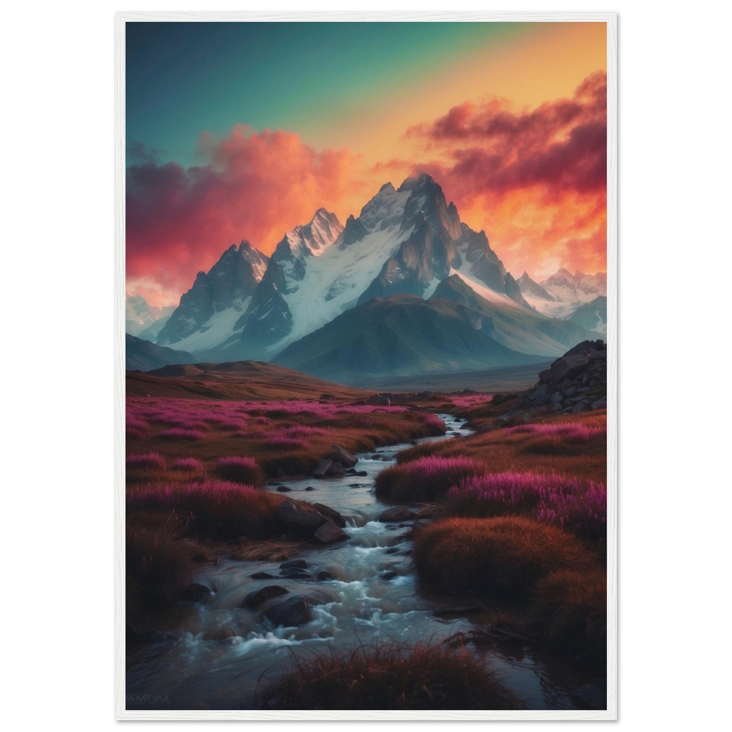 Premium Matte Paper Wooden Framed Poster