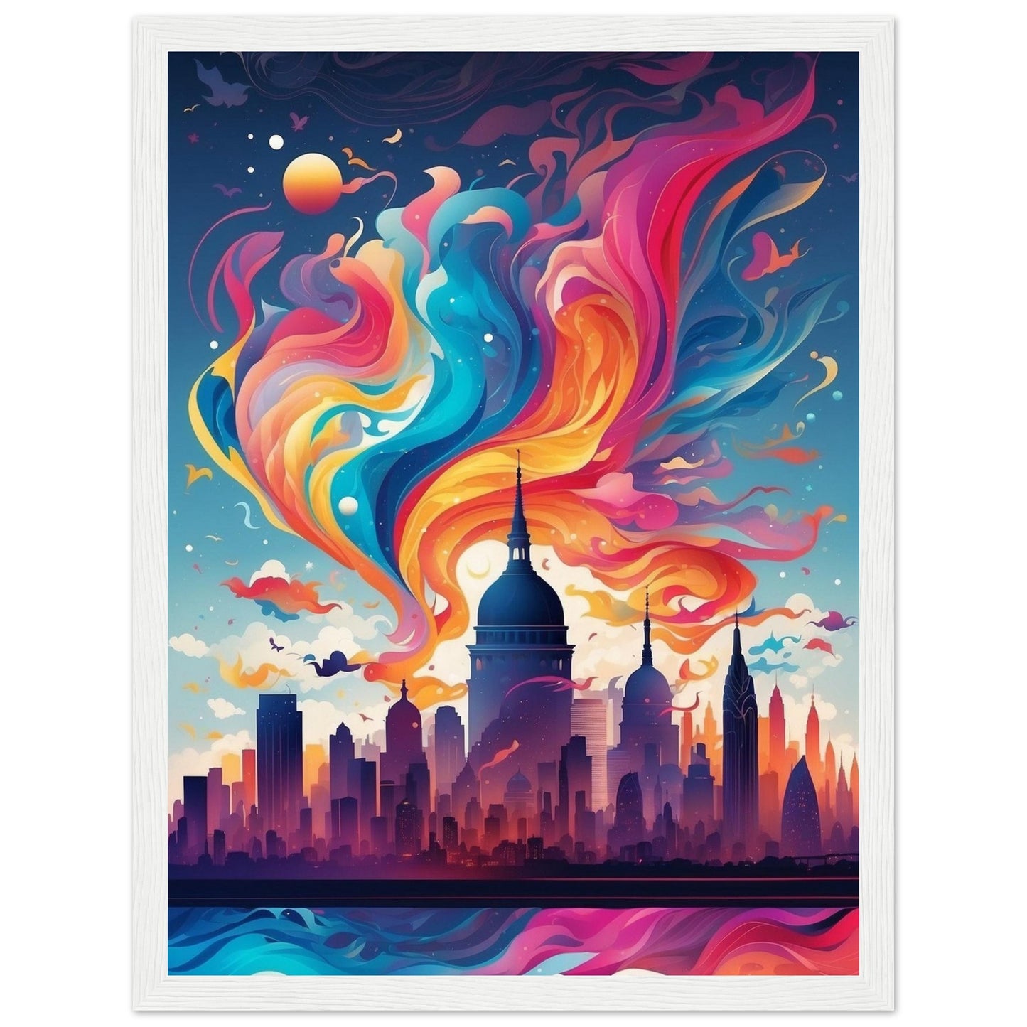Premium Matte Paper Wooden Framed Poster