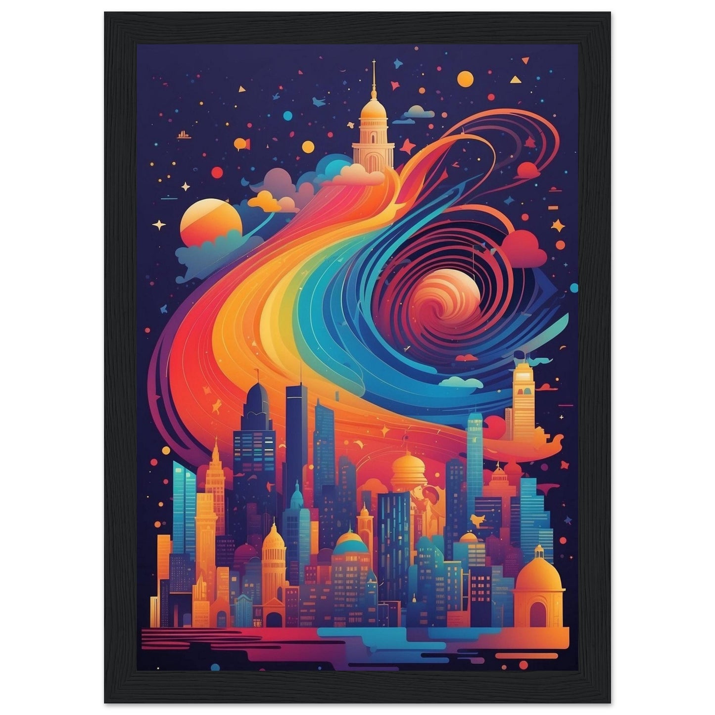 Premium Matte Paper Wooden Framed Poster