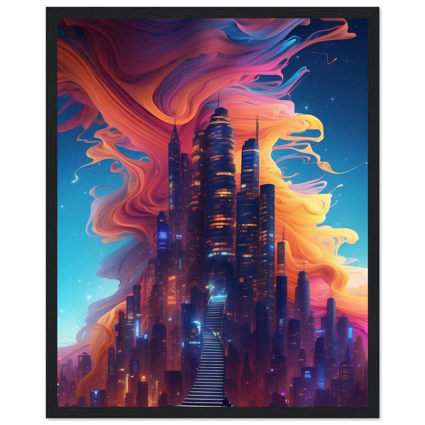 Premium Matte Paper Wooden Framed Poster