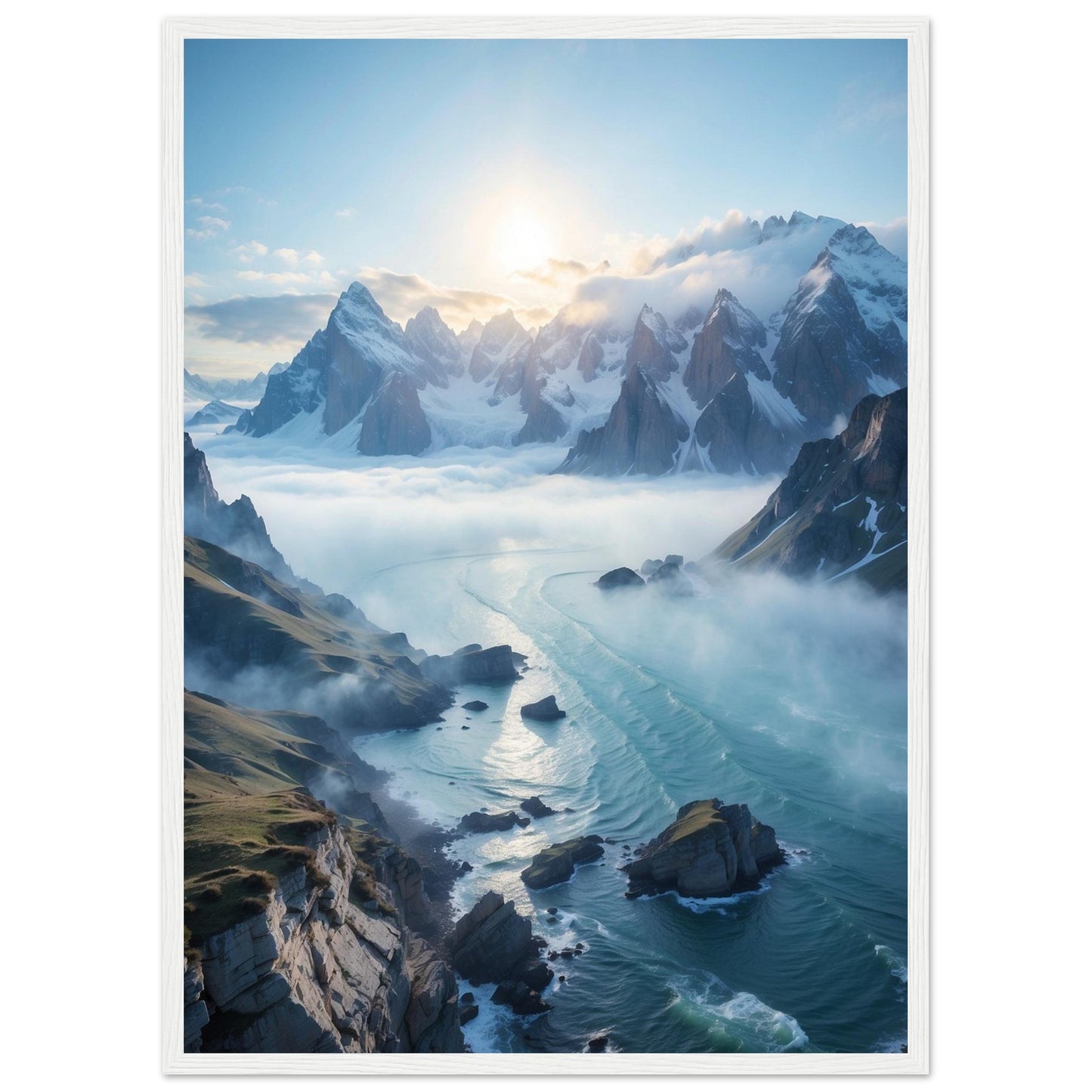 Premium Matte Paper Wooden Framed Poster