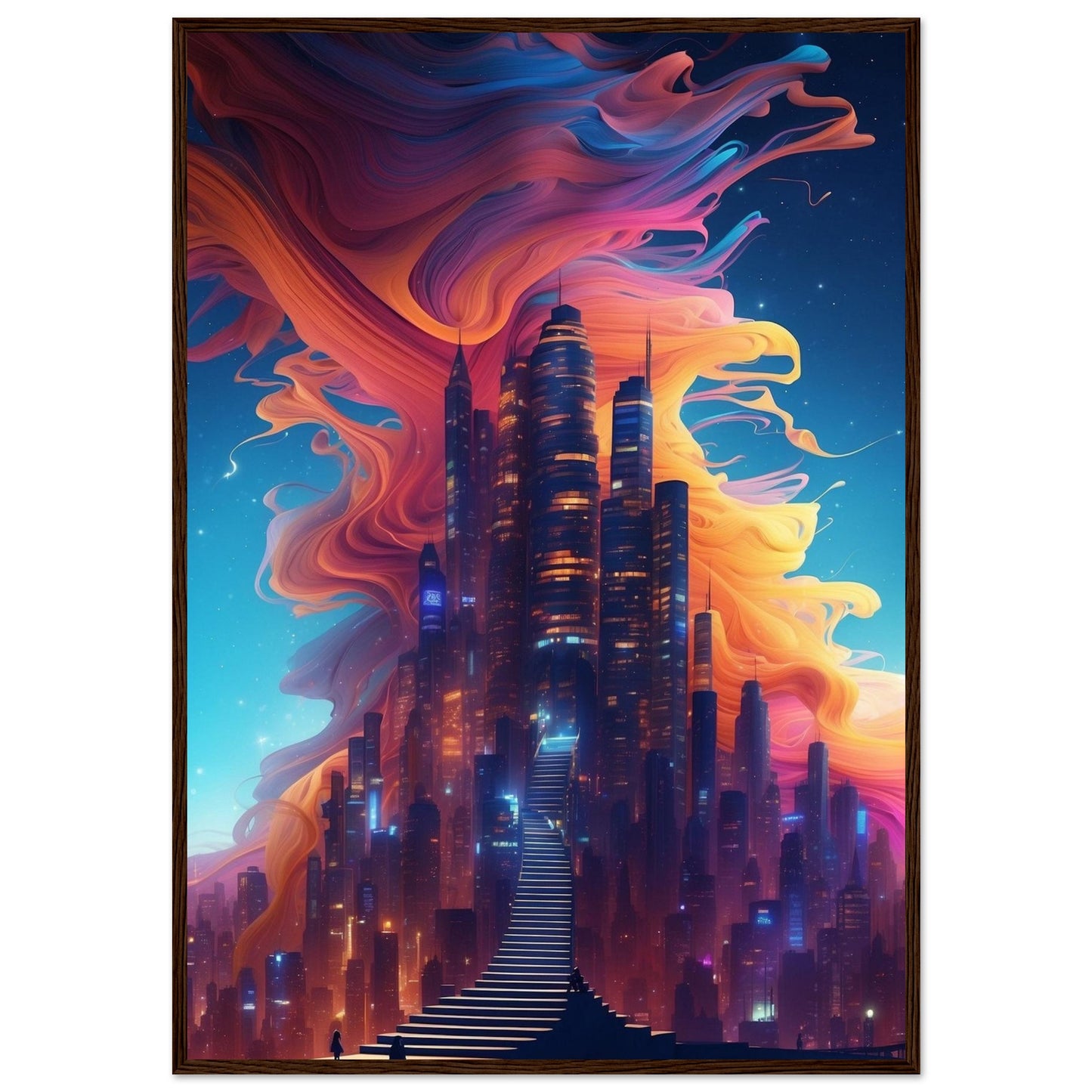 Premium Matte Paper Wooden Framed Poster