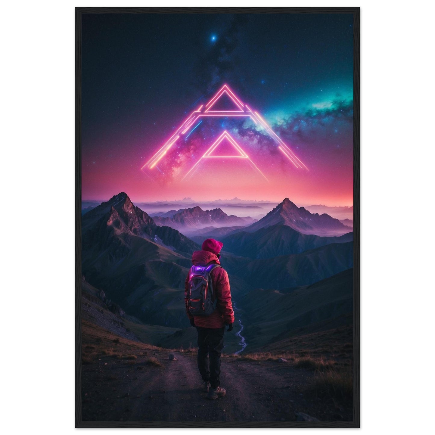 Premium Matte Paper Wooden Framed Poster