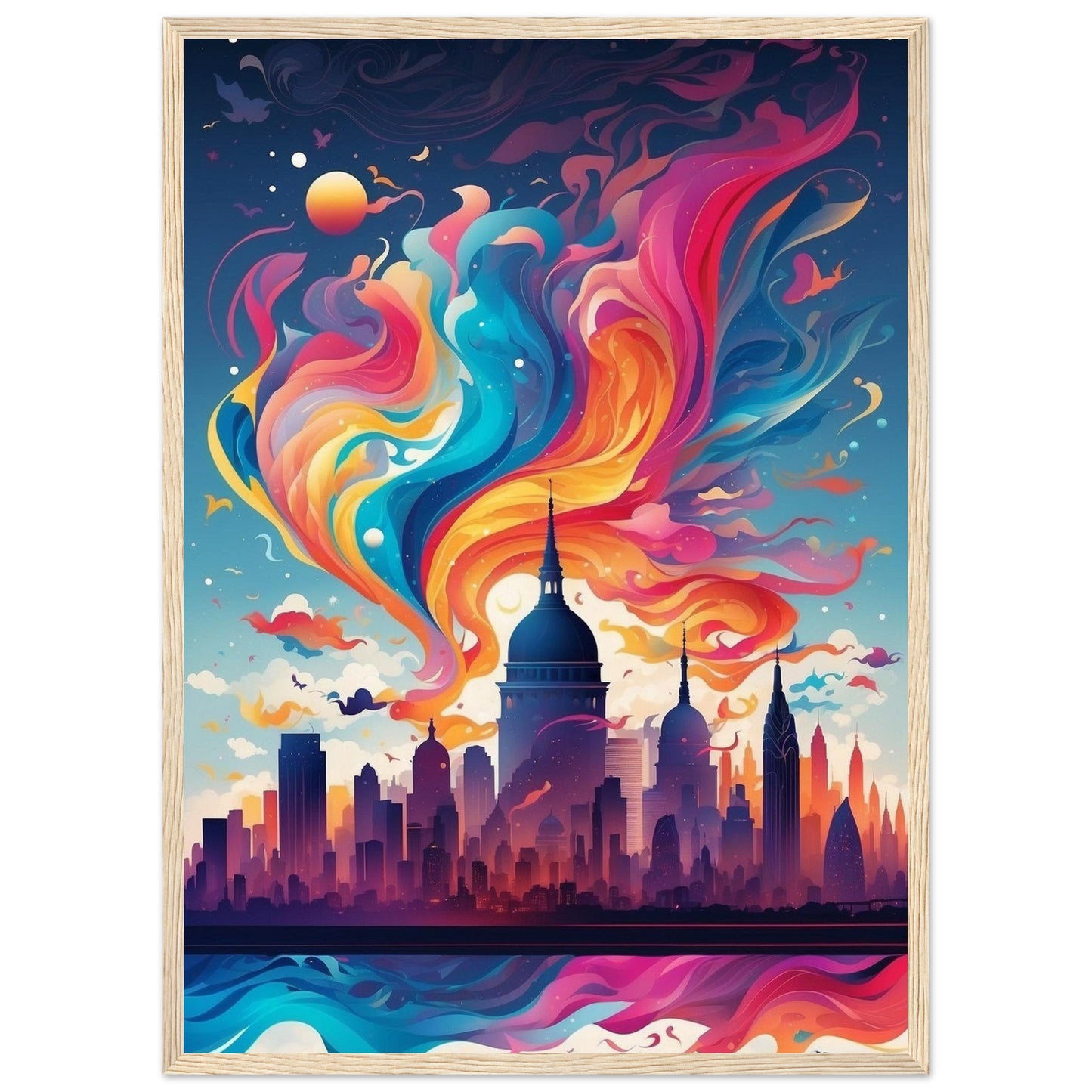 Premium Matte Paper Wooden Framed Poster