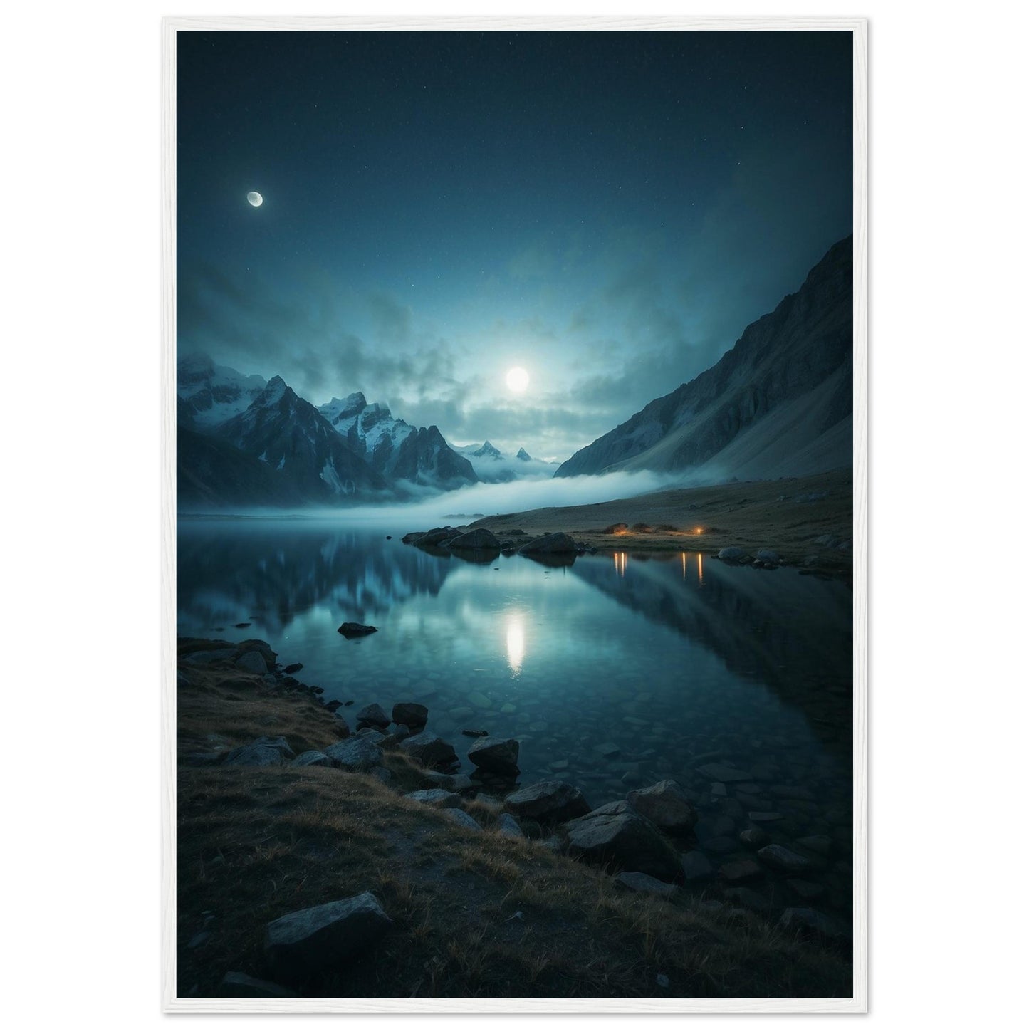 Premium Matte Paper Wooden Framed Poster