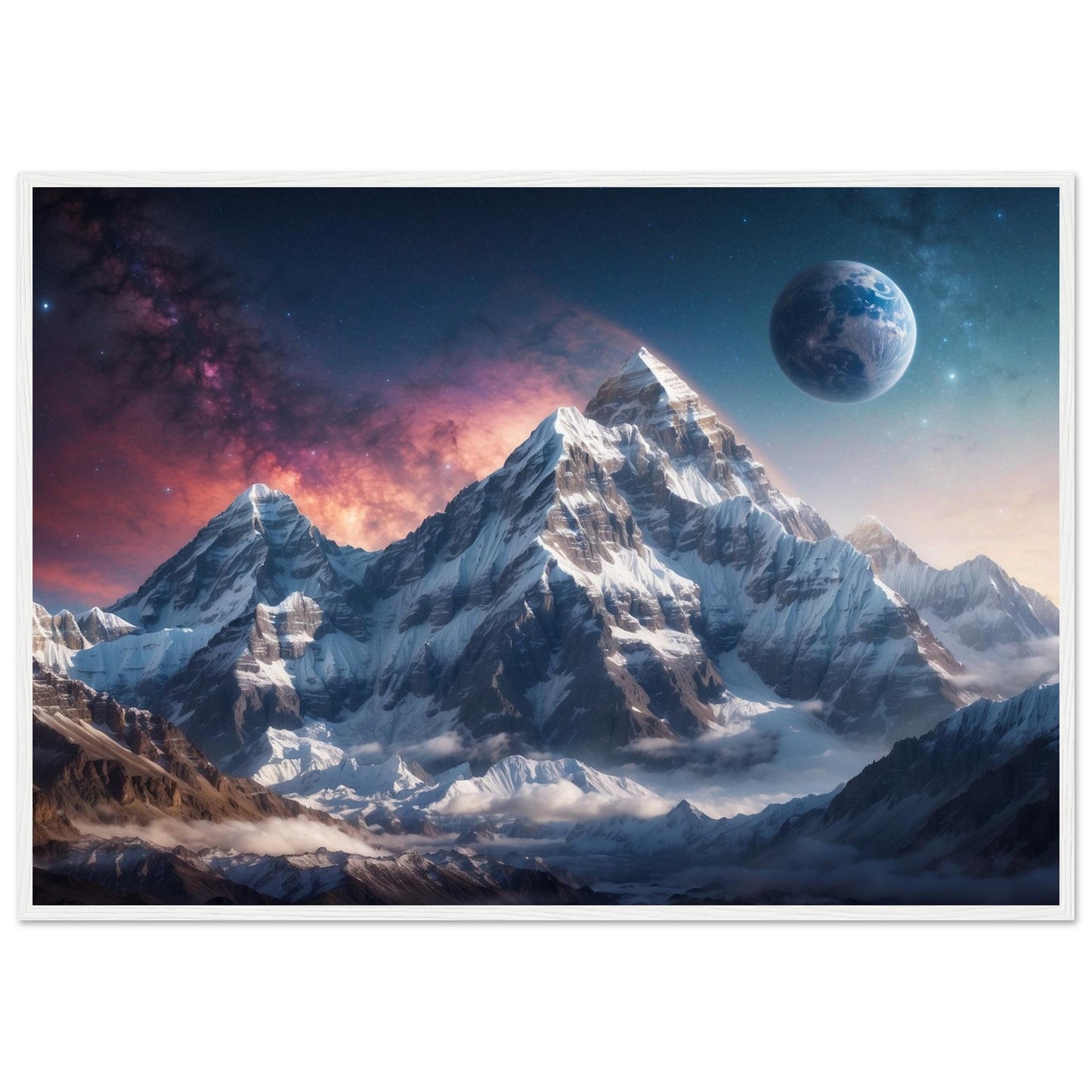 Premium Matte Paper Wooden Framed Poster